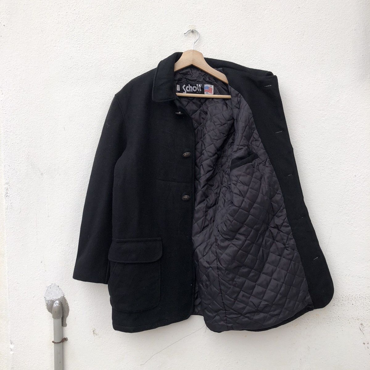 Schott VINTAGE PEACOAT JACKET SCHOTT MADE IN USA Size US M / EU 48-50 / 2 - 8 Thumbnail