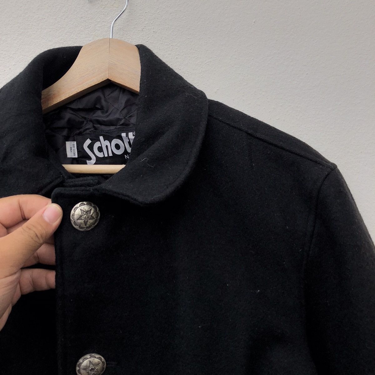 Schott VINTAGE PEACOAT JACKET SCHOTT MADE IN USA Size US M / EU 48-50 / 2 - 5 Thumbnail