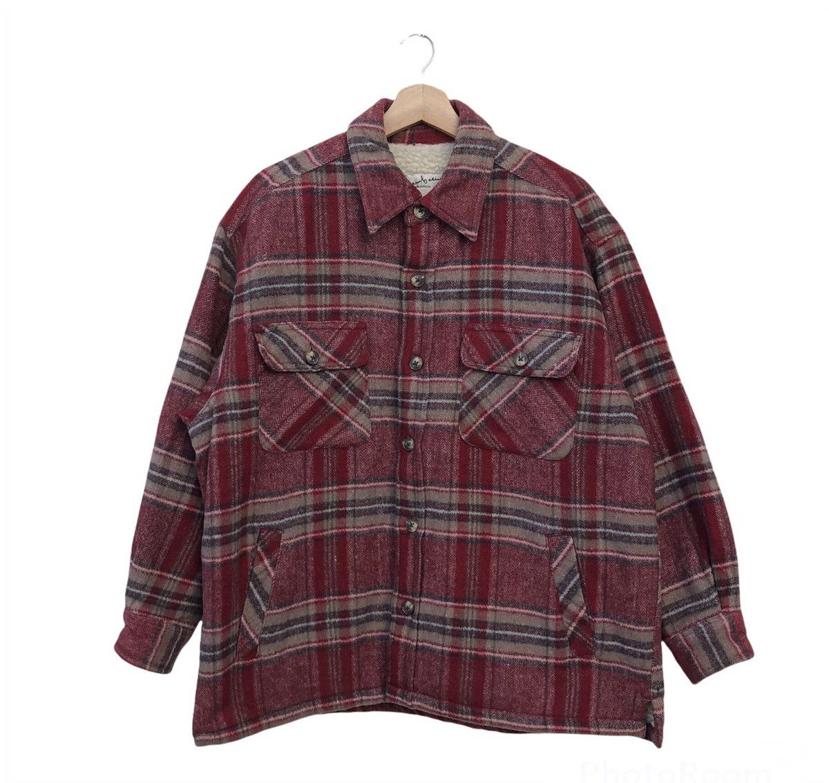 Flannel TARTAN DESIGN FLEECE FLANNEL BUTTON JACKET BELLE MAISON Size US M / EU 48-50 / 2 - 1 Thumbnail