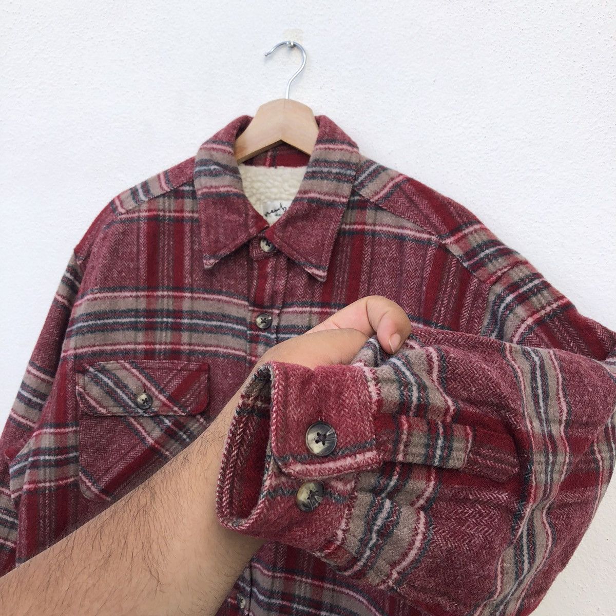 Flannel TARTAN DESIGN FLEECE FLANNEL BUTTON JACKET BELLE MAISON Size US M / EU 48-50 / 2 - 4 Thumbnail