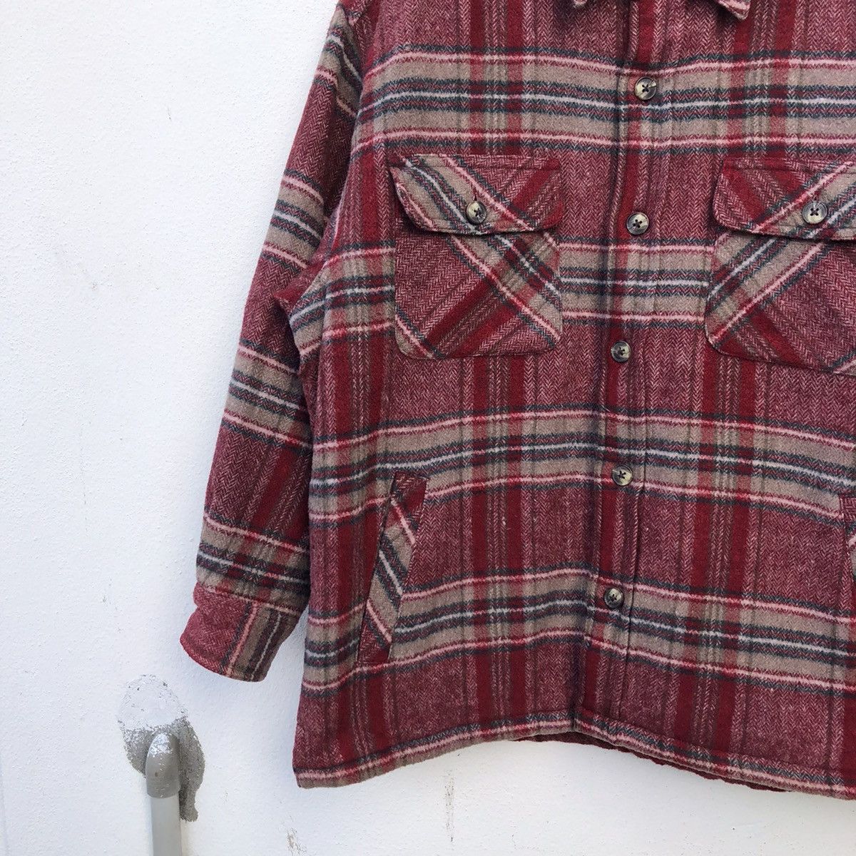 Flannel TARTAN DESIGN FLEECE FLANNEL BUTTON JACKET BELLE MAISON Size US M / EU 48-50 / 2 - 6 Thumbnail
