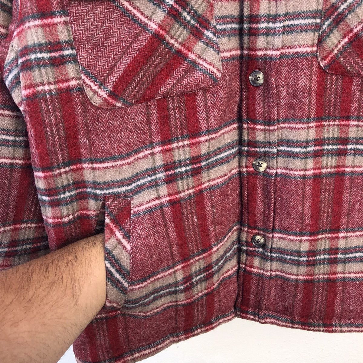 Flannel TARTAN DESIGN FLEECE FLANNEL BUTTON JACKET BELLE MAISON Size US M / EU 48-50 / 2 - 8 Thumbnail