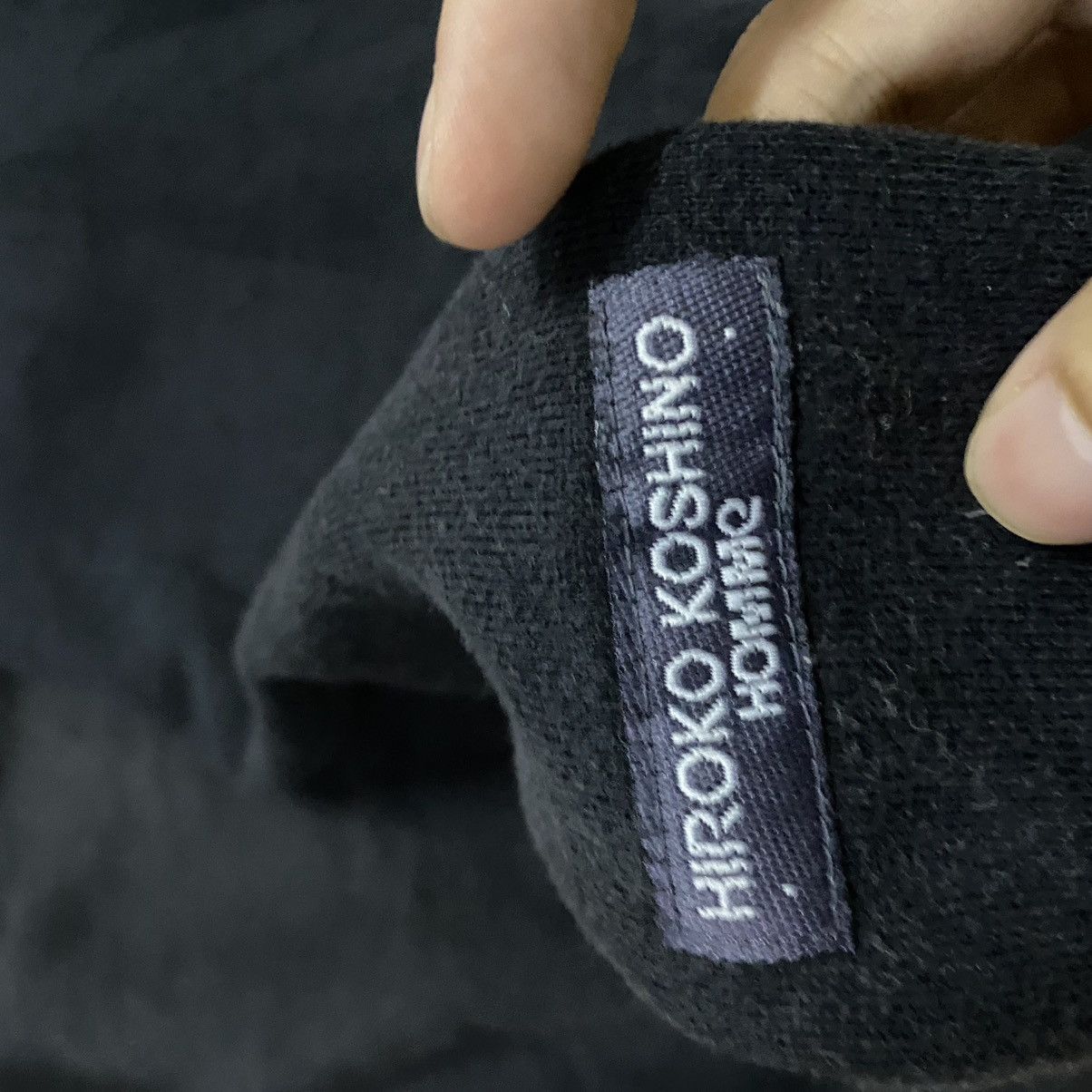 Hiroko Koshino Homme × Japanese Brand Hiroko Koshino Homme Embroidery Logo Sweatshirt Size US M / EU 48-50 / 2 - 7 Thumbnail