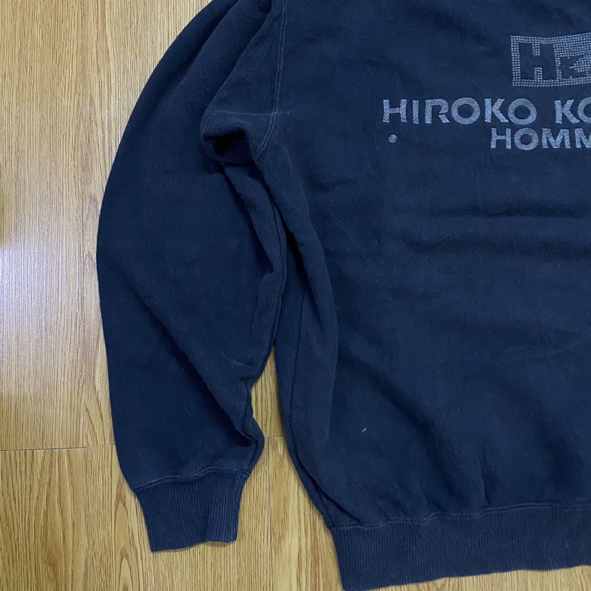 Hiroko Koshino Homme × Japanese Brand Hiroko Koshino Homme Embroidery Logo Sweatshirt Size US M / EU 48-50 / 2 - 2 Thumbnail