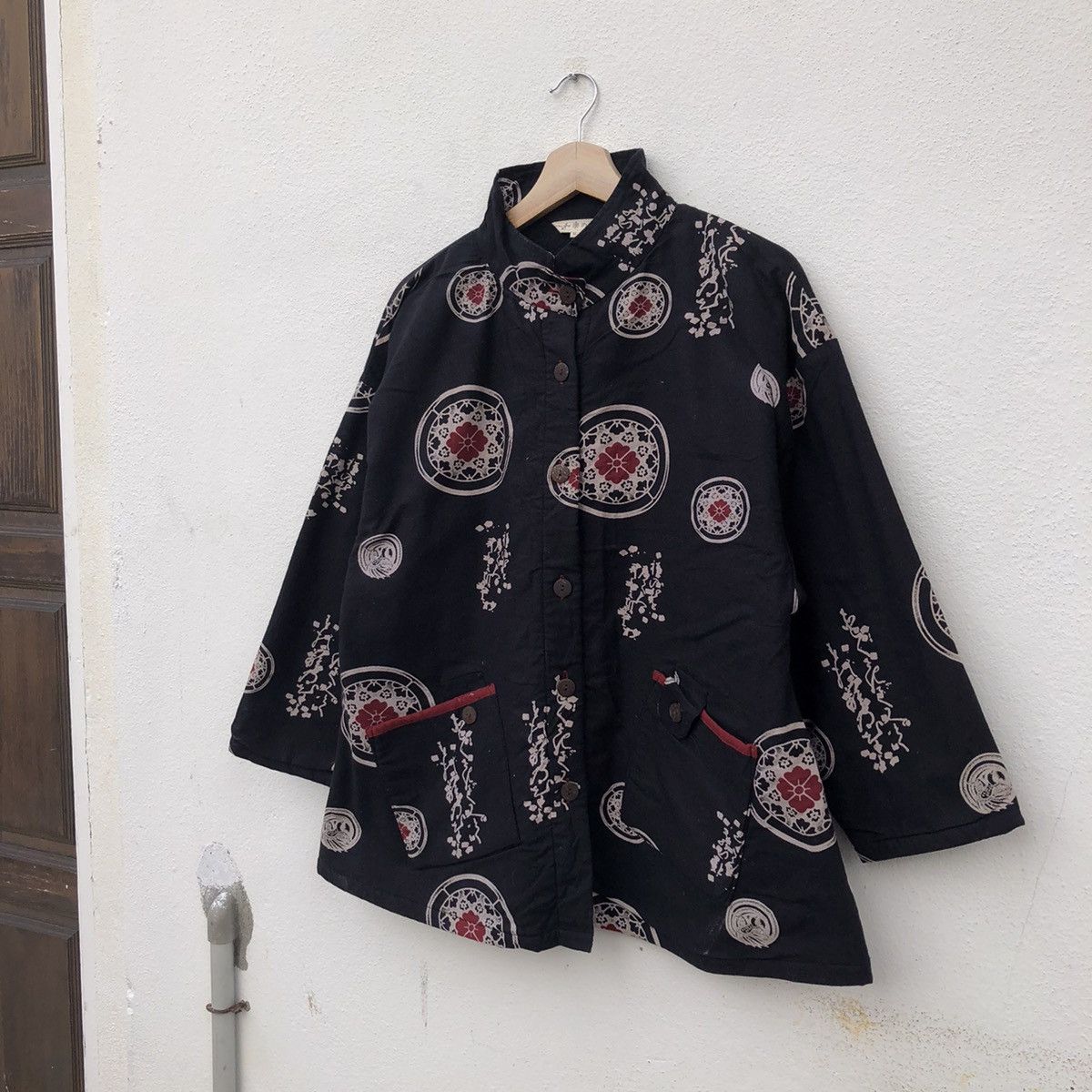 Japanese Brand VINTAGE FULL PRINT KIMONO JACKET RARE DESIGN Size US M / EU 48-50 / 2 - 2 Thumbnail
