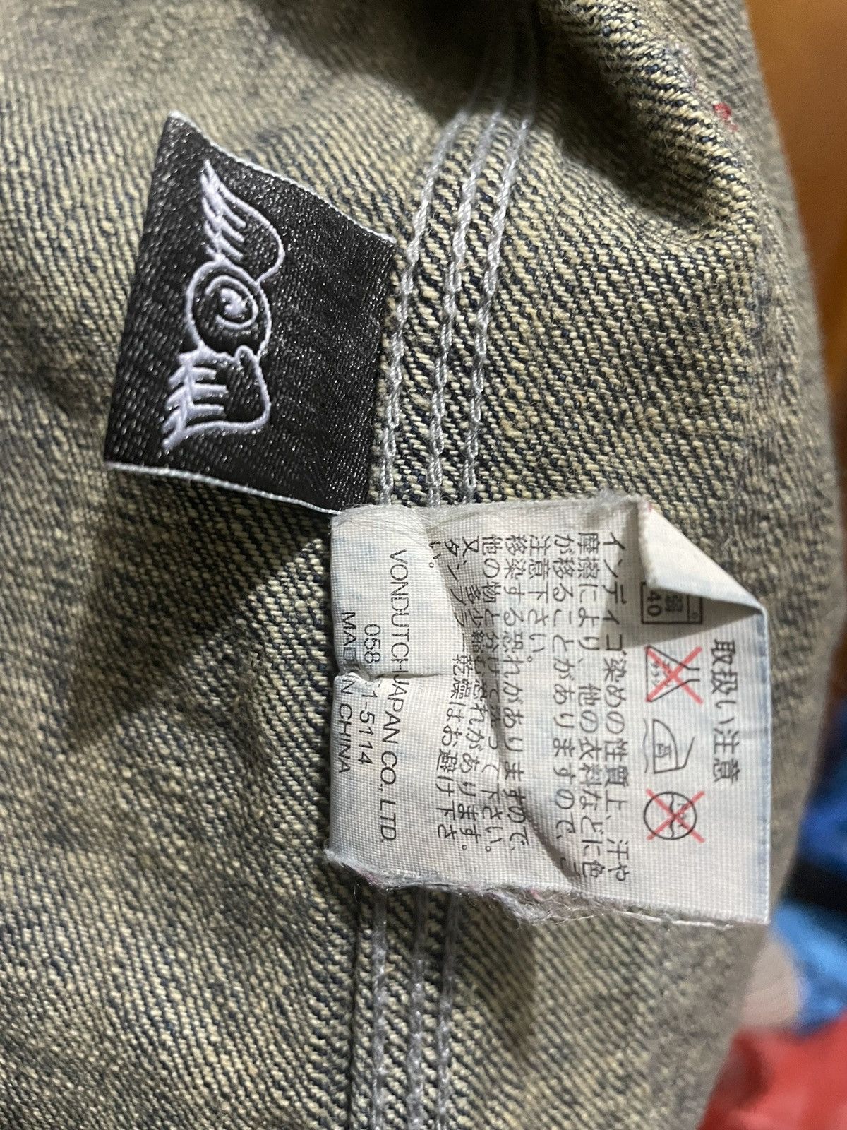 Von Dutch Vintage Von Dutch Workers Distressed Denim Jackets Size US M / EU 48-50 / 2 - 11 Thumbnail
