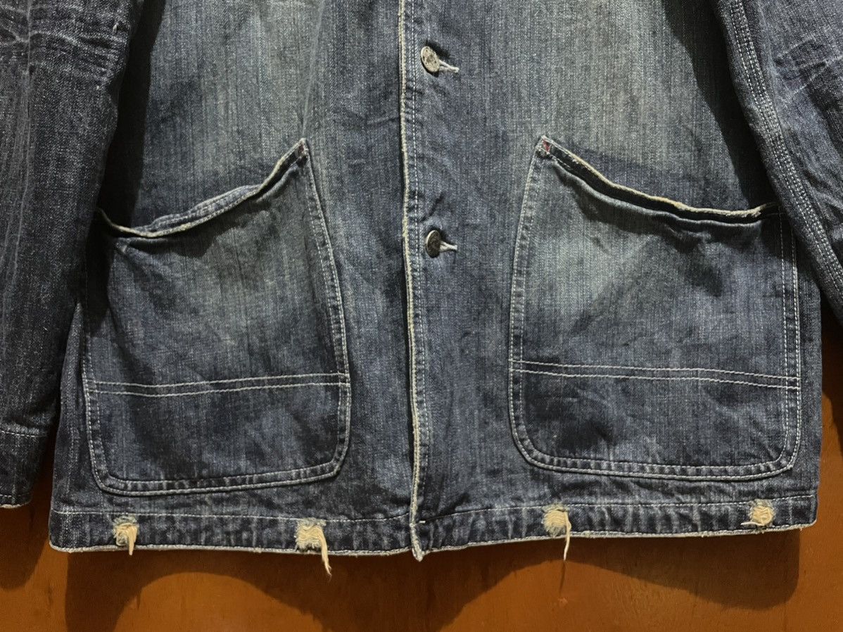 Von Dutch Vintage Von Dutch Workers Distressed Denim Jackets Size US M / EU 48-50 / 2 - 7 Thumbnail