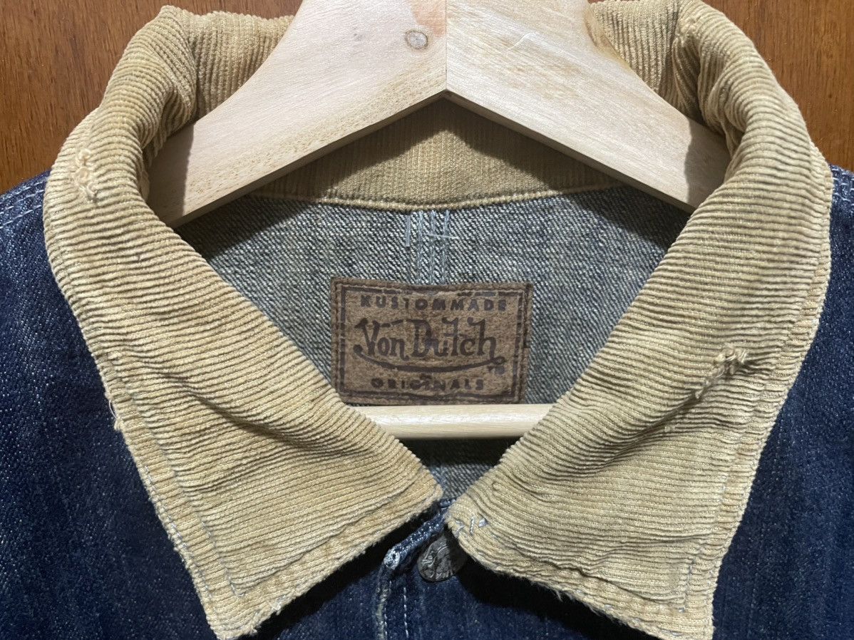 Von Dutch Vintage Von Dutch Workers Distressed Denim Jackets Size US M / EU 48-50 / 2 - 6 Thumbnail