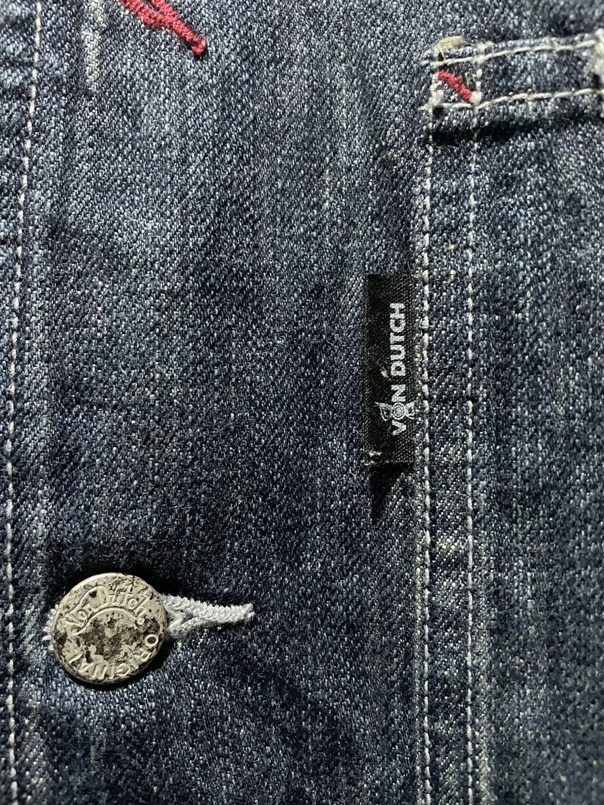 Von Dutch Vintage Von Dutch Workers Distressed Denim Jackets Size US M / EU 48-50 / 2 - 4 Thumbnail