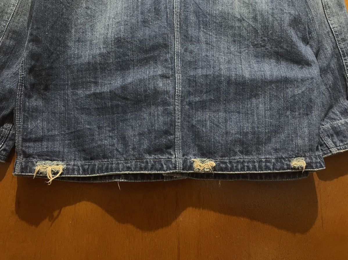 Von Dutch Vintage Von Dutch Workers Distressed Denim Jackets Size US M / EU 48-50 / 2 - 8 Thumbnail