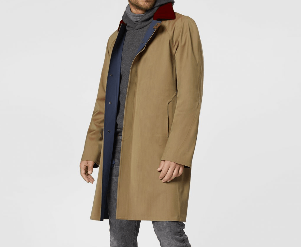 SEASE Sease 3 Layer Solaro Wool Trench Size US XL / EU 56 / 4 - 1 Thumbnail