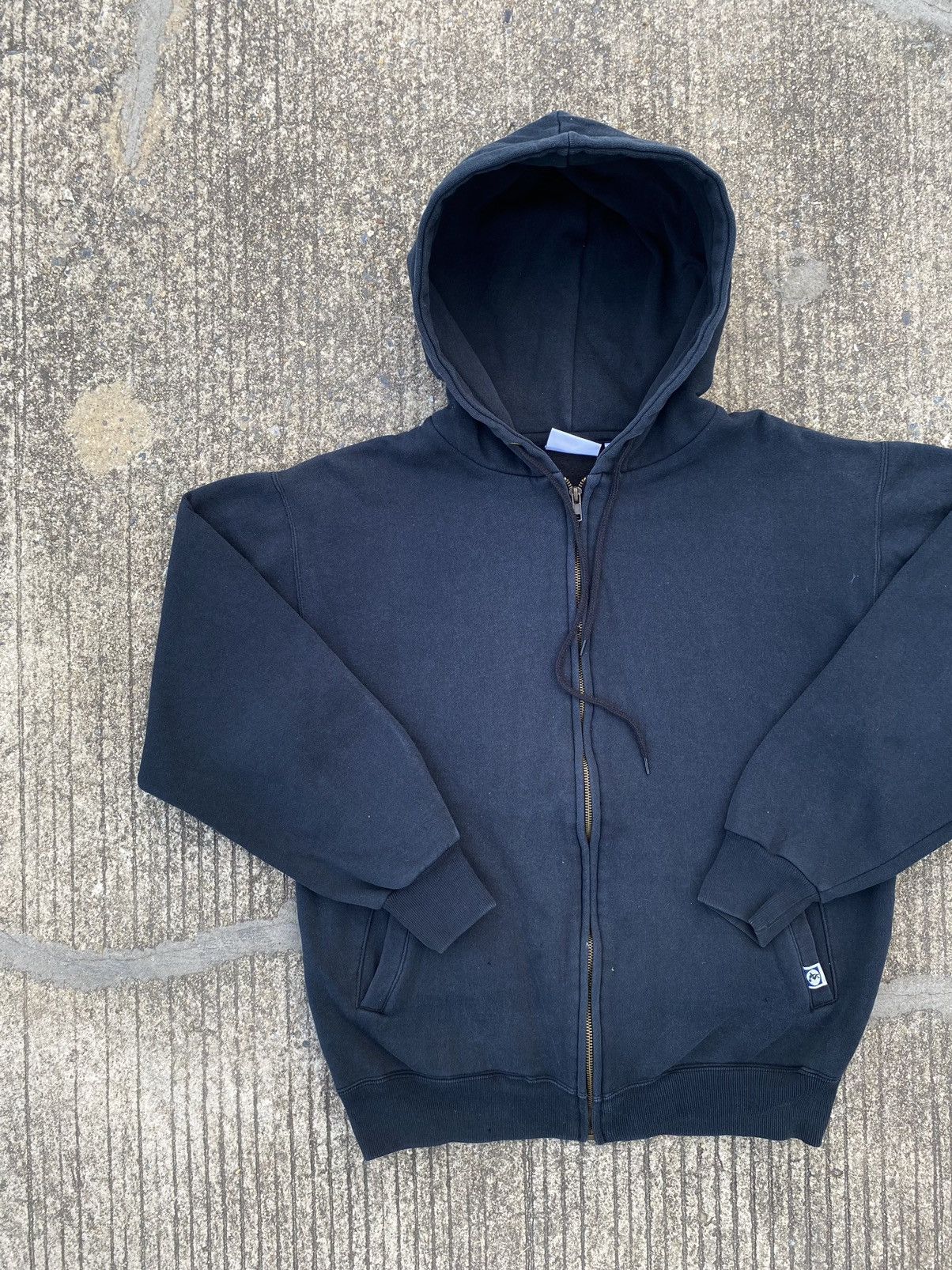 Russell Athletic Vintage Discus Athletic Hoodie Black Faded Size US M / EU 48-50 / 2 - 3 Thumbnail