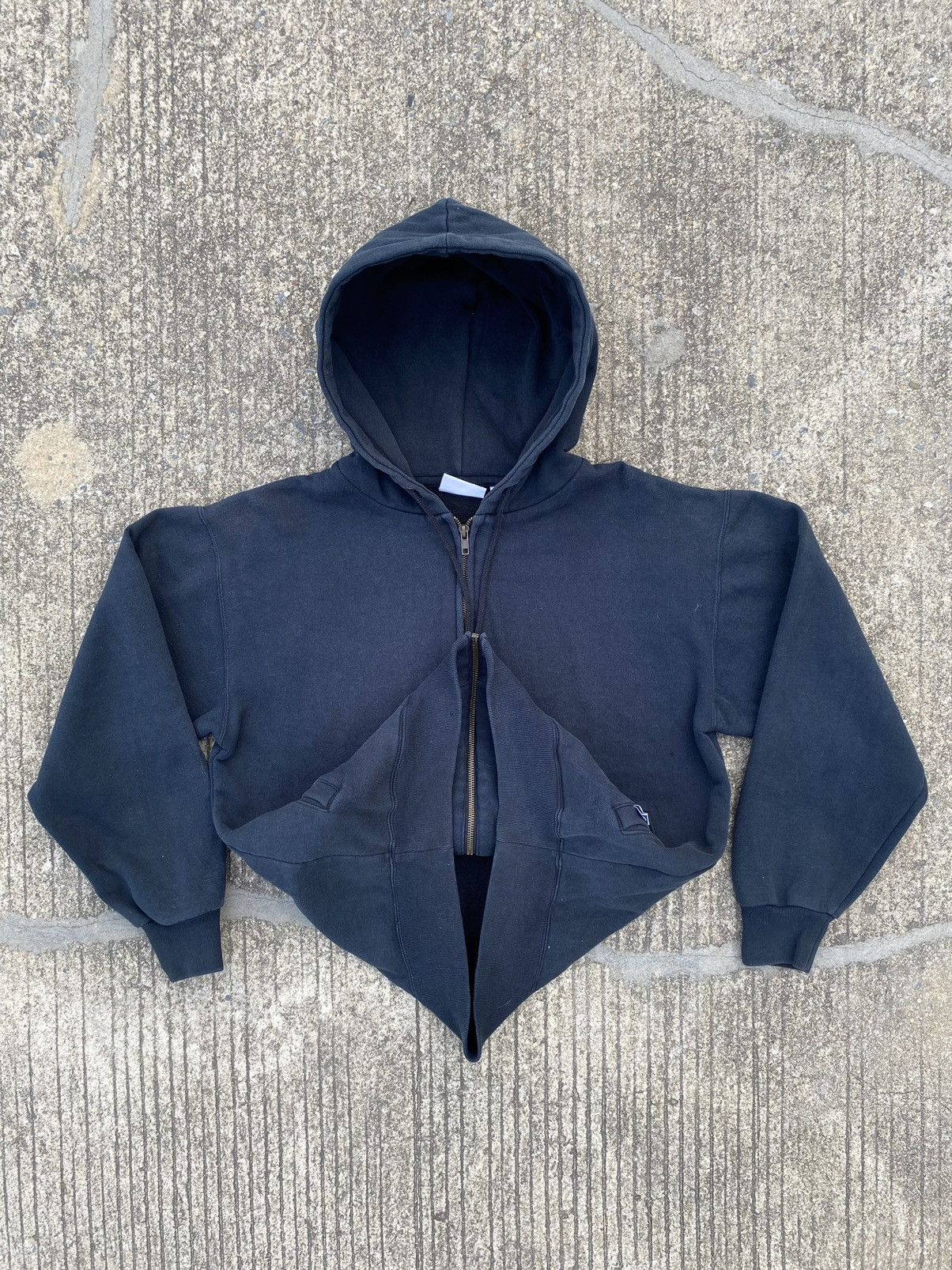 Russell Athletic Vintage Discus Athletic Hoodie Black Faded Size US M / EU 48-50 / 2 - 2 Thumbnail