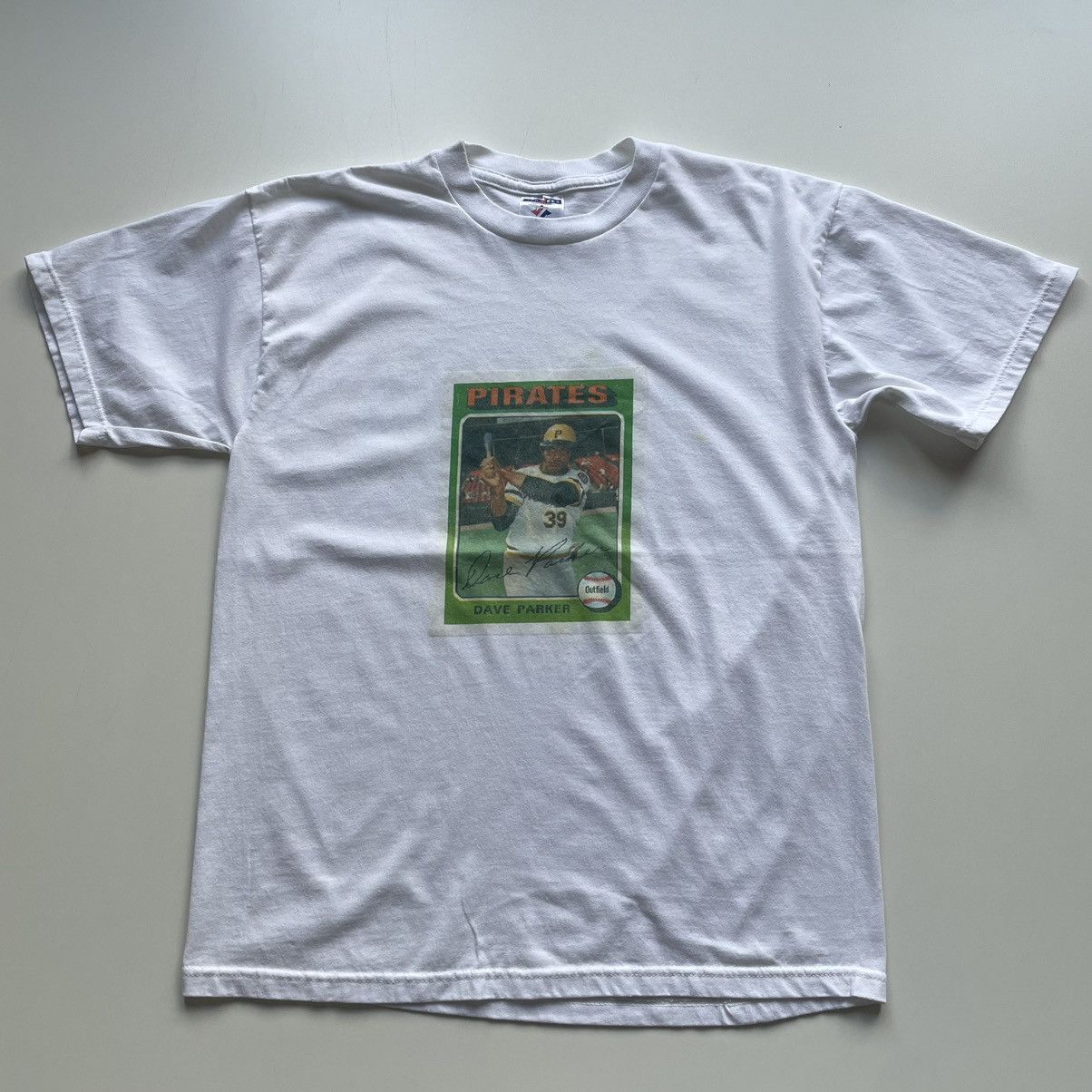image of Mlb x Vintage 90's 2000S Pittsburgh Pirates Dave Parker T Shirt in White, Men's (Size Large)