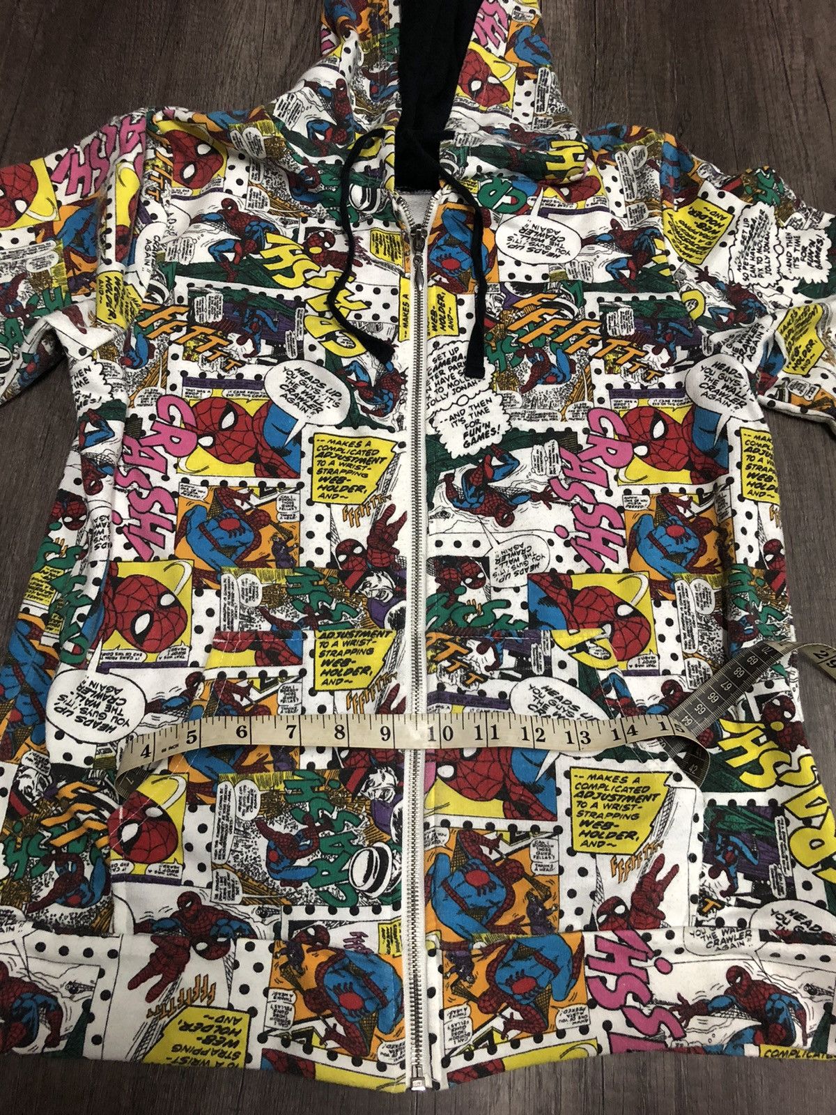 Anime × Cartoon Network × Marvel Comics Sweatshirt Hoodies Marvel Ultimate Spiderman Fullprint Size US M / EU 48-50 / 2 - 21 Thumbnail