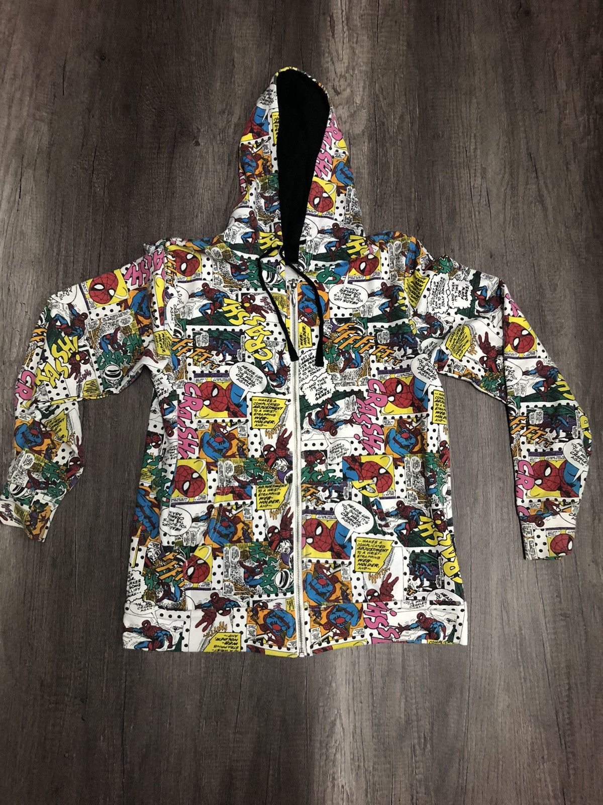 Anime × Cartoon Network × Marvel Comics Sweatshirt Hoodies Marvel Ultimate Spiderman Fullprint Size US M / EU 48-50 / 2 - 19 Thumbnail