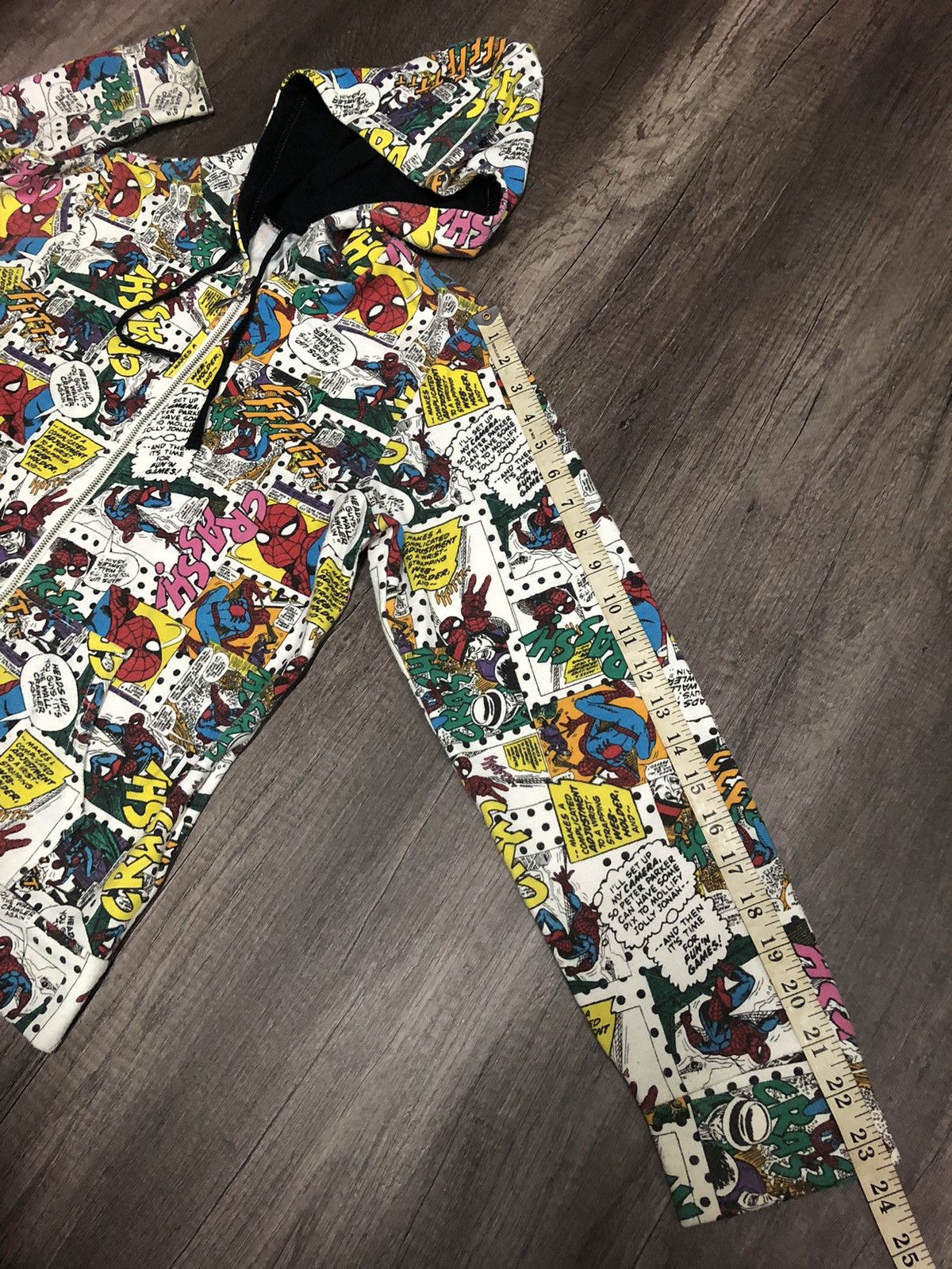 Anime × Cartoon Network × Marvel Comics Sweatshirt Hoodies Marvel Ultimate Spiderman Fullprint Size US M / EU 48-50 / 2 - 5 Thumbnail