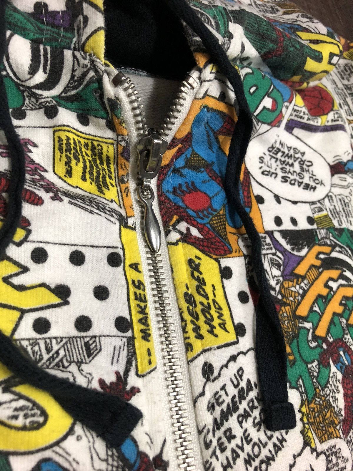 Anime × Cartoon Network × Marvel Comics Sweatshirt Hoodies Marvel Ultimate Spiderman Fullprint Size US M / EU 48-50 / 2 - 20 Thumbnail
