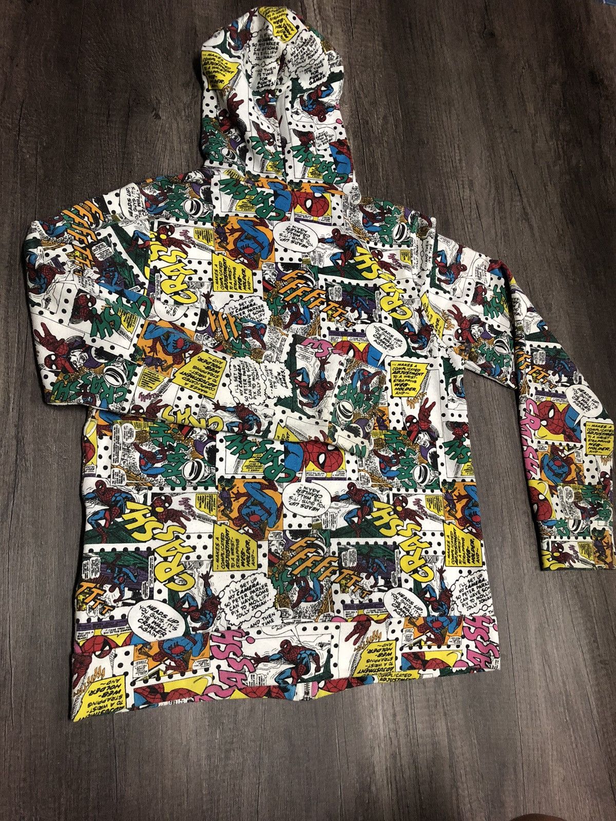 Anime × Cartoon Network × Marvel Comics Sweatshirt Hoodies Marvel Ultimate Spiderman Fullprint Size US M / EU 48-50 / 2 - 4 Thumbnail