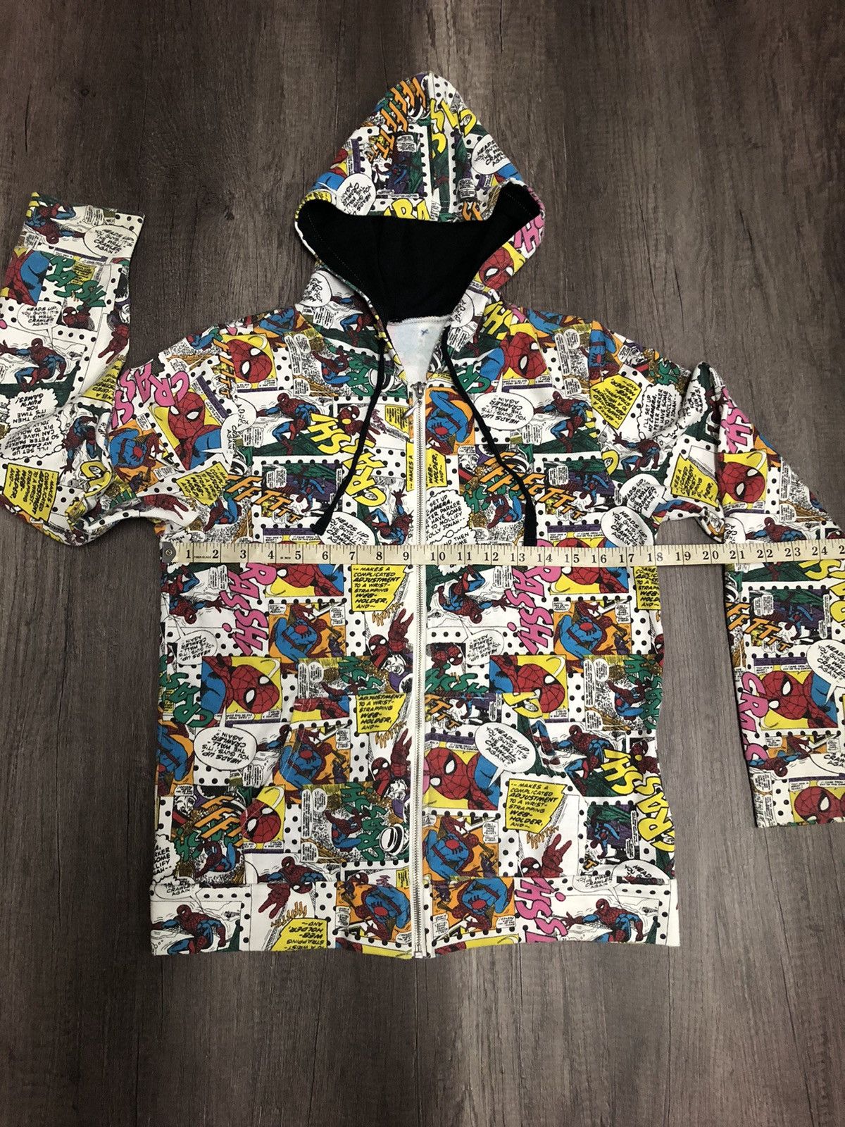Anime × Cartoon Network × Marvel Comics Sweatshirt Hoodies Marvel Ultimate Spiderman Fullprint Size US M / EU 48-50 / 2 - 7 Thumbnail