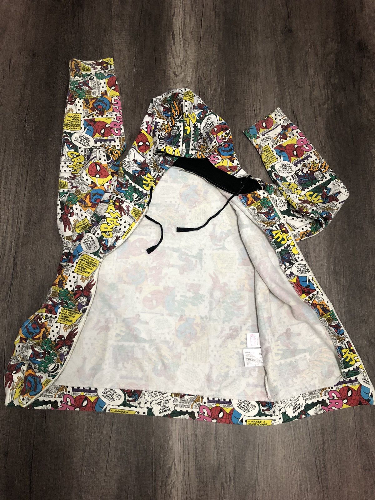 Anime × Cartoon Network × Marvel Comics Sweatshirt Hoodies Marvel Ultimate Spiderman Fullprint Size US M / EU 48-50 / 2 - 15 Thumbnail