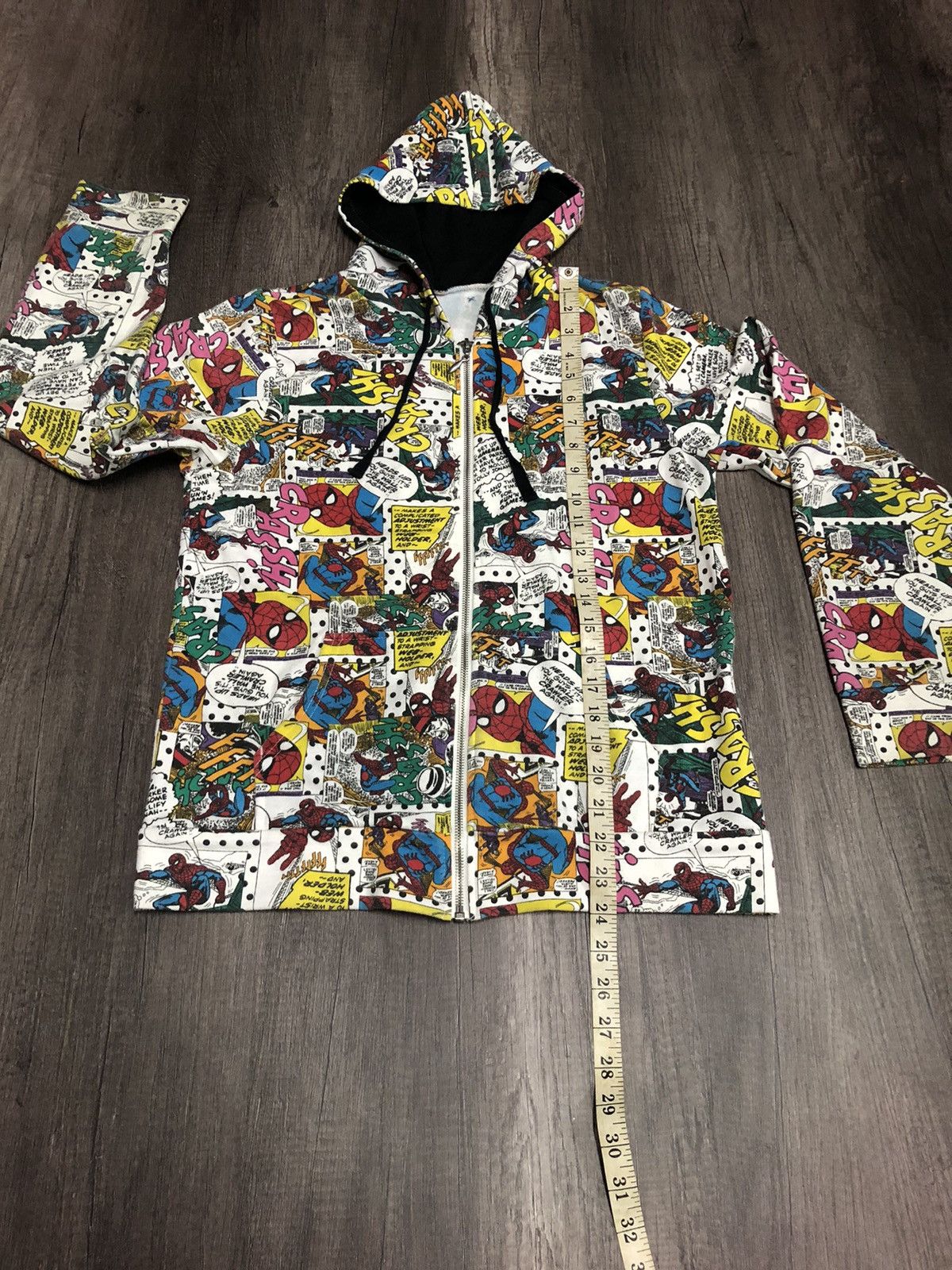 Anime × Cartoon Network × Marvel Comics Sweatshirt Hoodies Marvel Ultimate Spiderman Fullprint Size US M / EU 48-50 / 2 - 8 Thumbnail