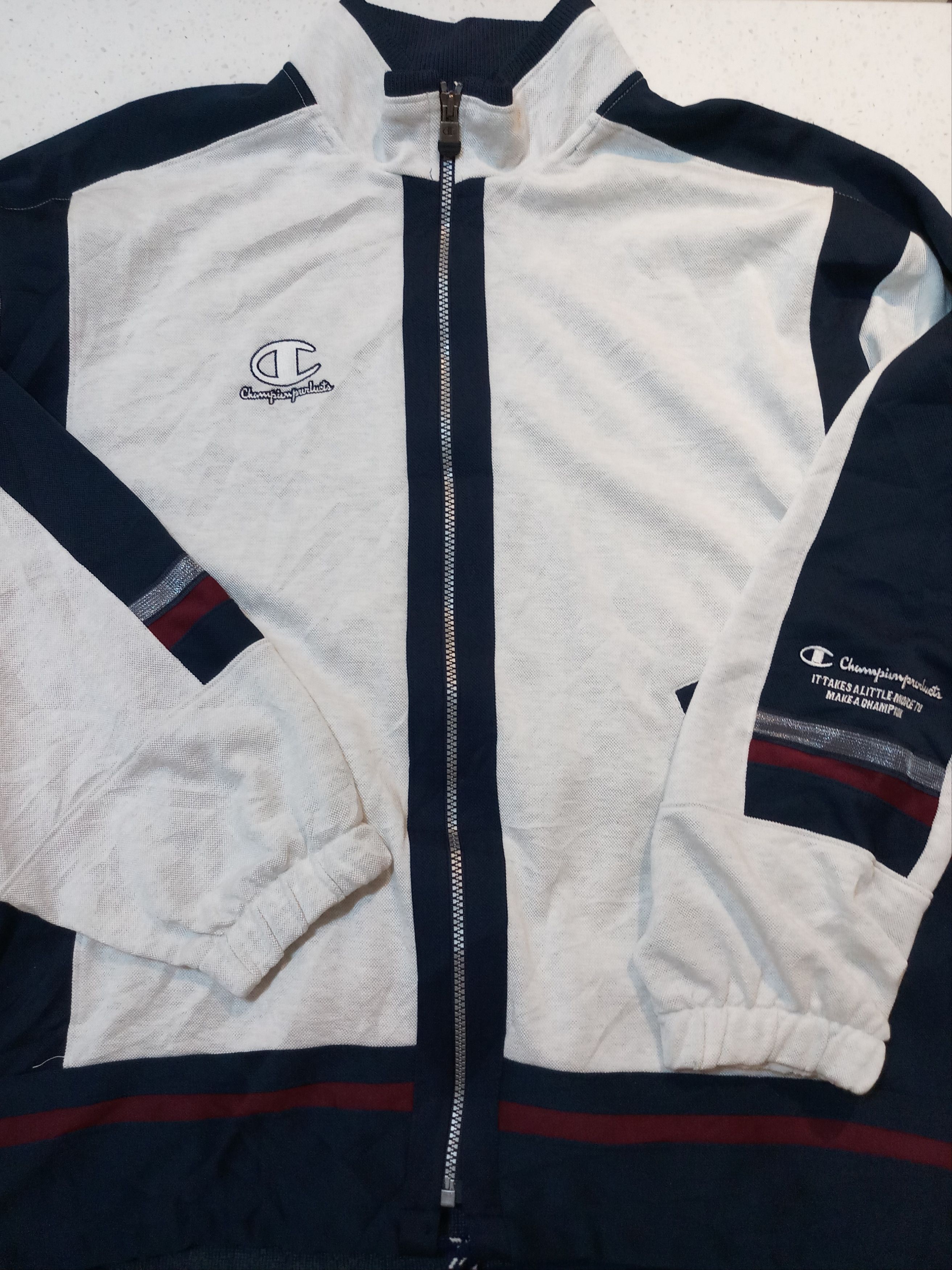 Champion × Vintage Vintage Champion Japan Zip-Up Track Suit Y2K Size US L / EU 52-54 / 3 - 1 Thumbnail