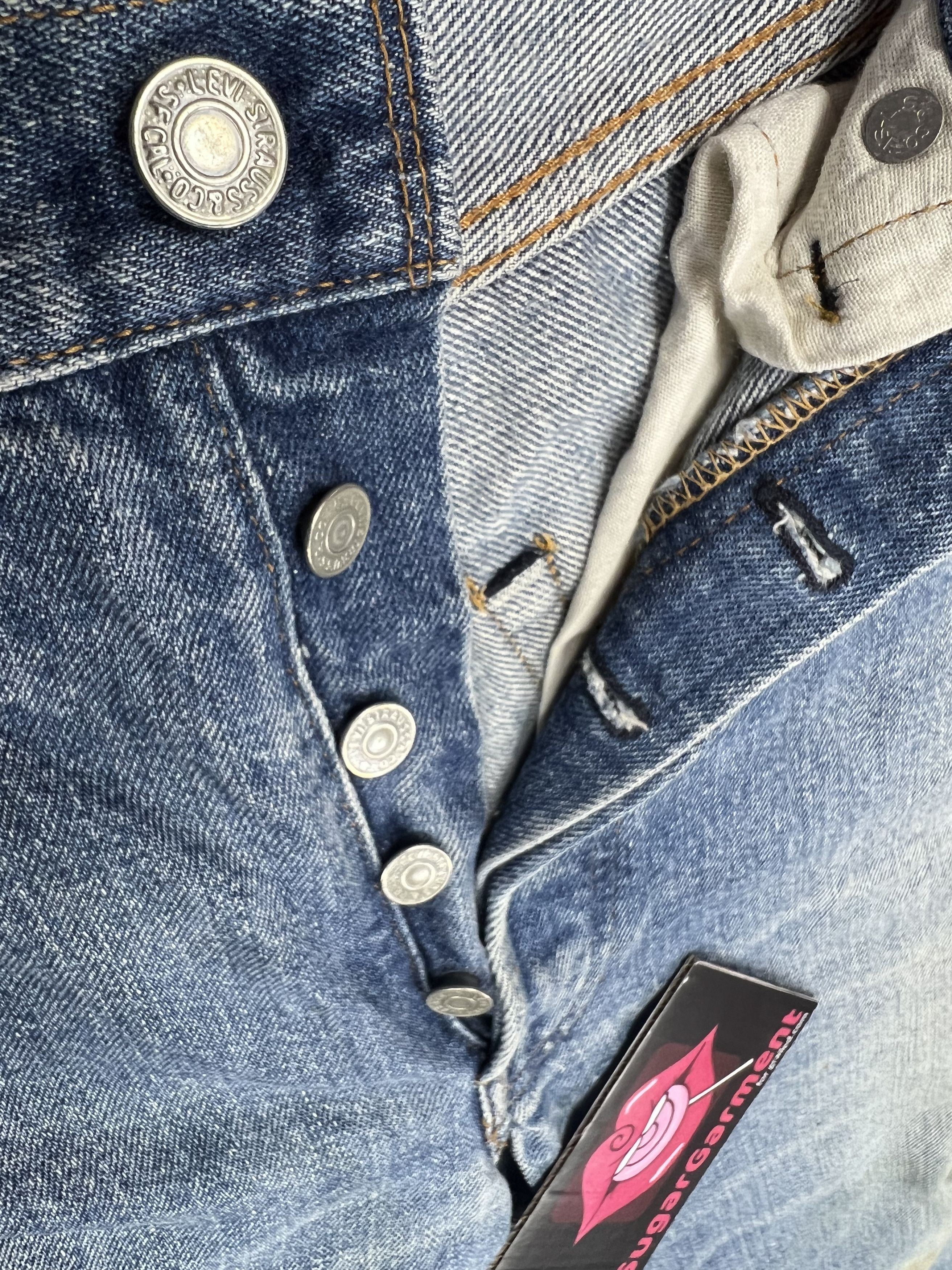 Levi's LEVIS 501 Jeans RINDEM SELVEDGE Button #6 Size US 31 - 6 Thumbnail