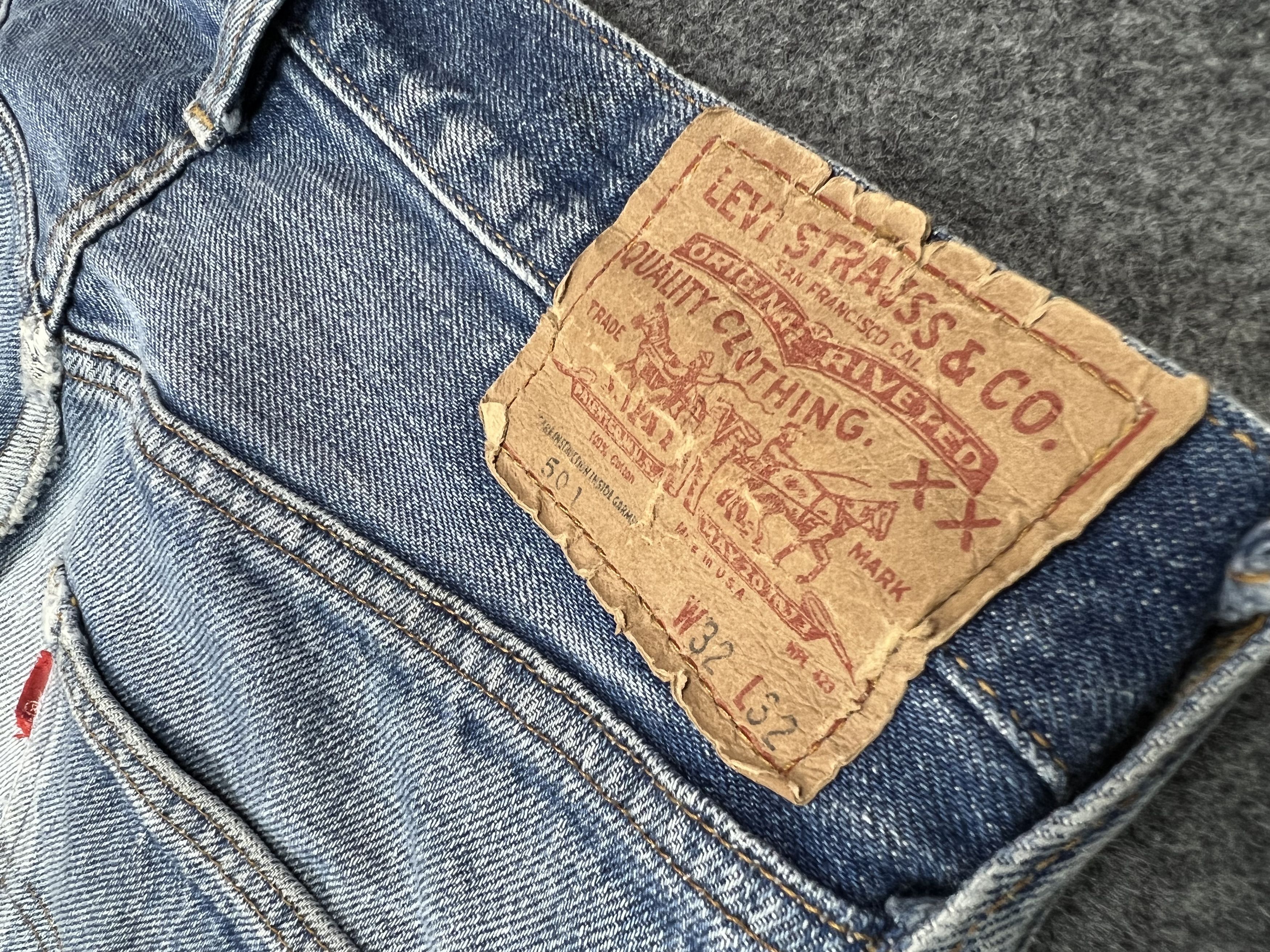 Levi's LEVIS 501 Jeans RINDEM SELVEDGE Button #6 Size US 31 - 4 Thumbnail