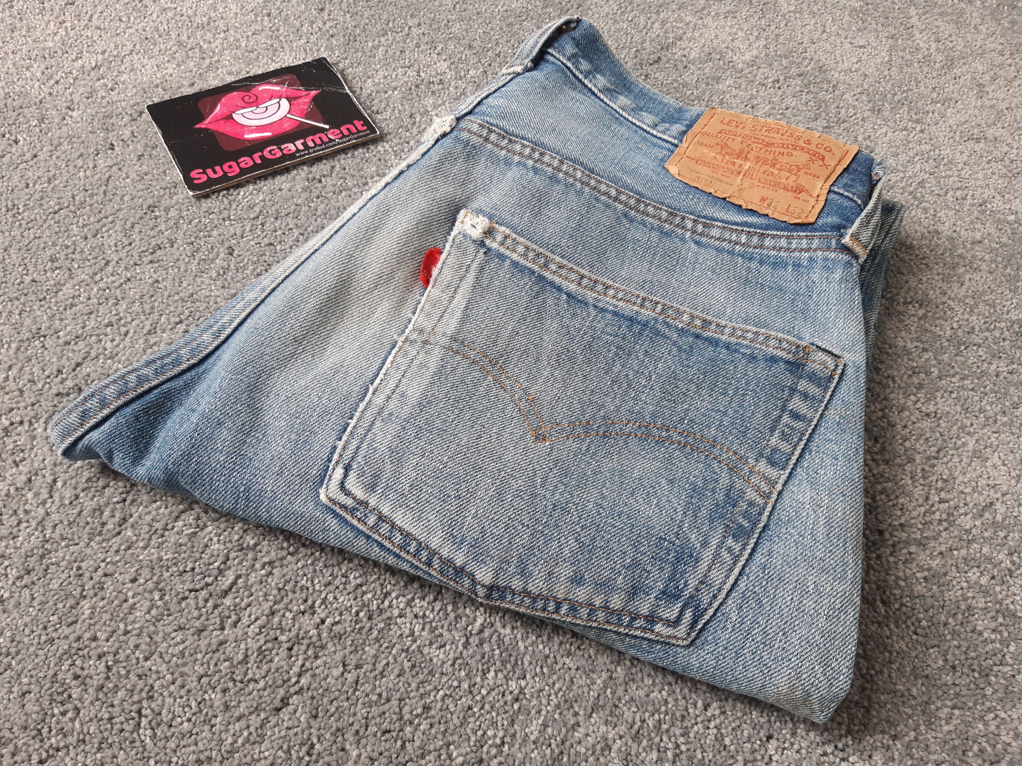 Levi's LEVIS 501 Jeans RINDEM SELVEDGE Button #6 Size US 31 - 14 Thumbnail