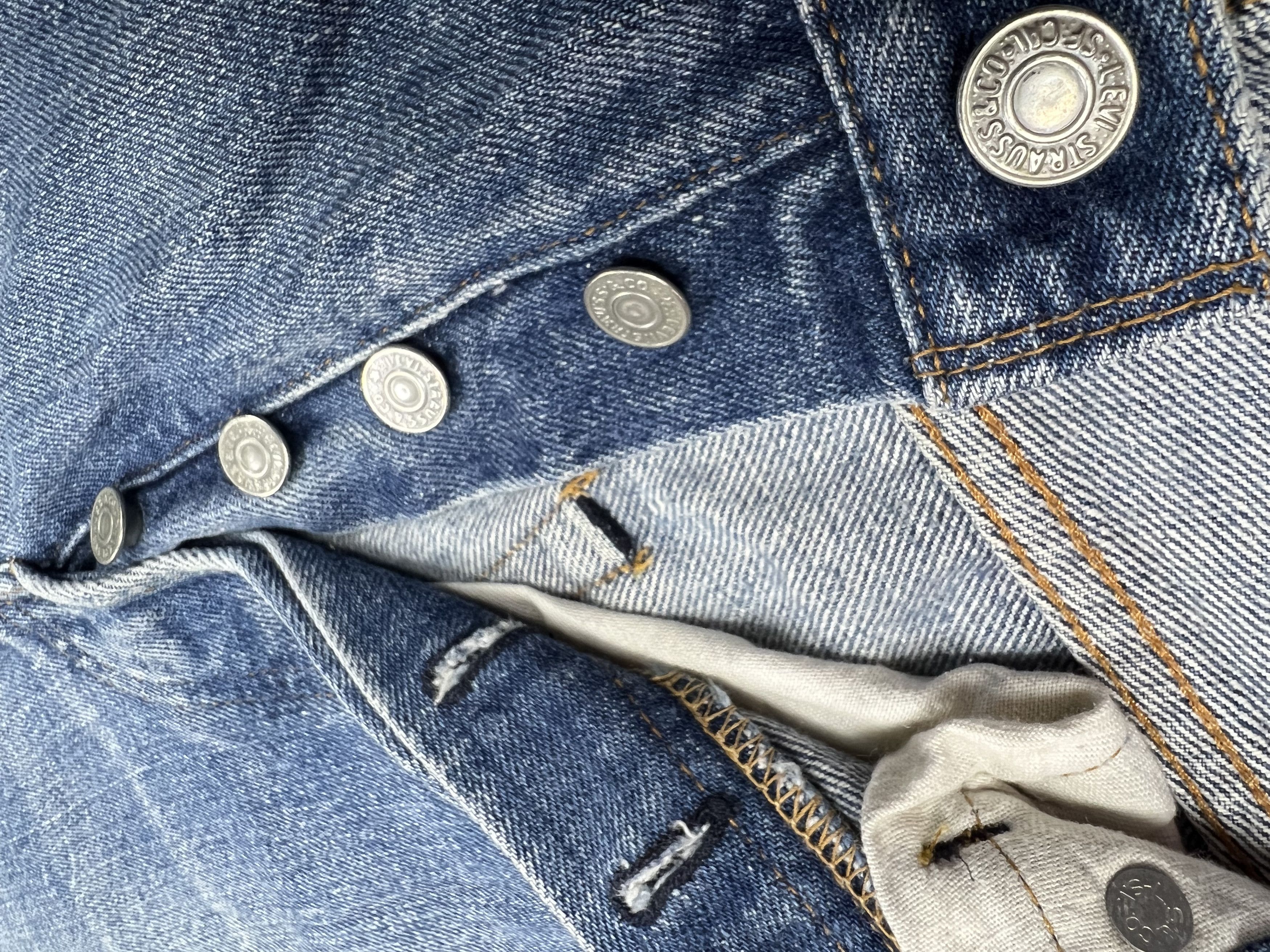 Levi's LEVIS 501 Jeans RINDEM SELVEDGE Button #6 Size US 31 - 5 Thumbnail