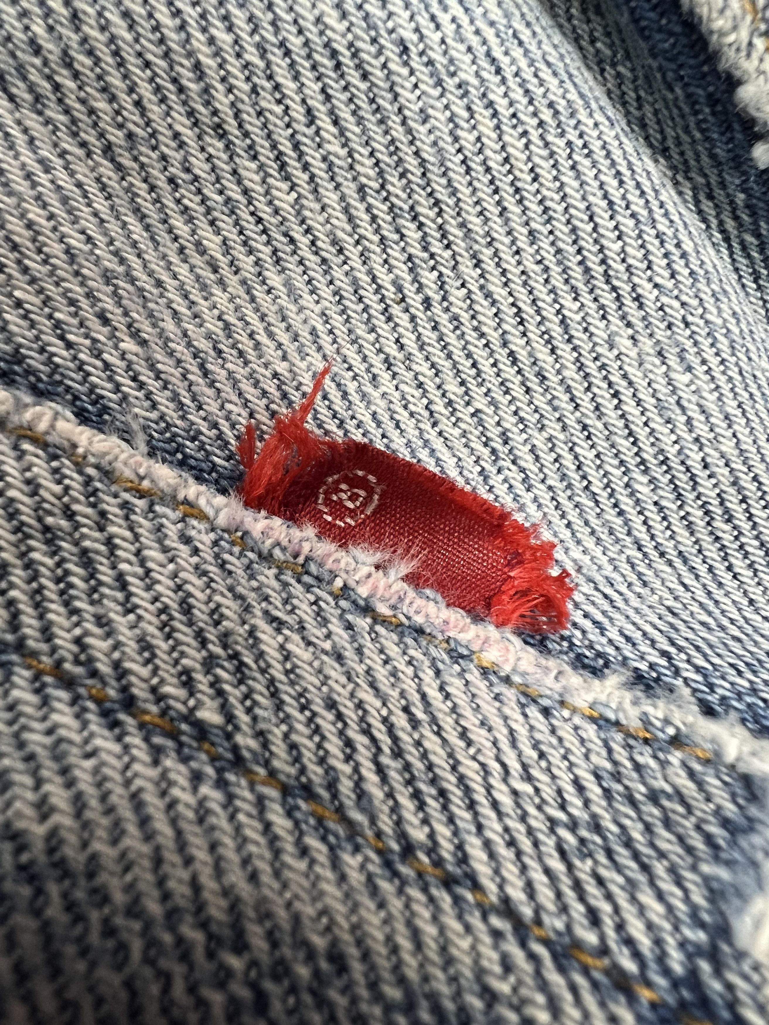 Levi's LEVIS 501 Jeans RINDEM SELVEDGE Button #6 Size US 31 - 3 Thumbnail