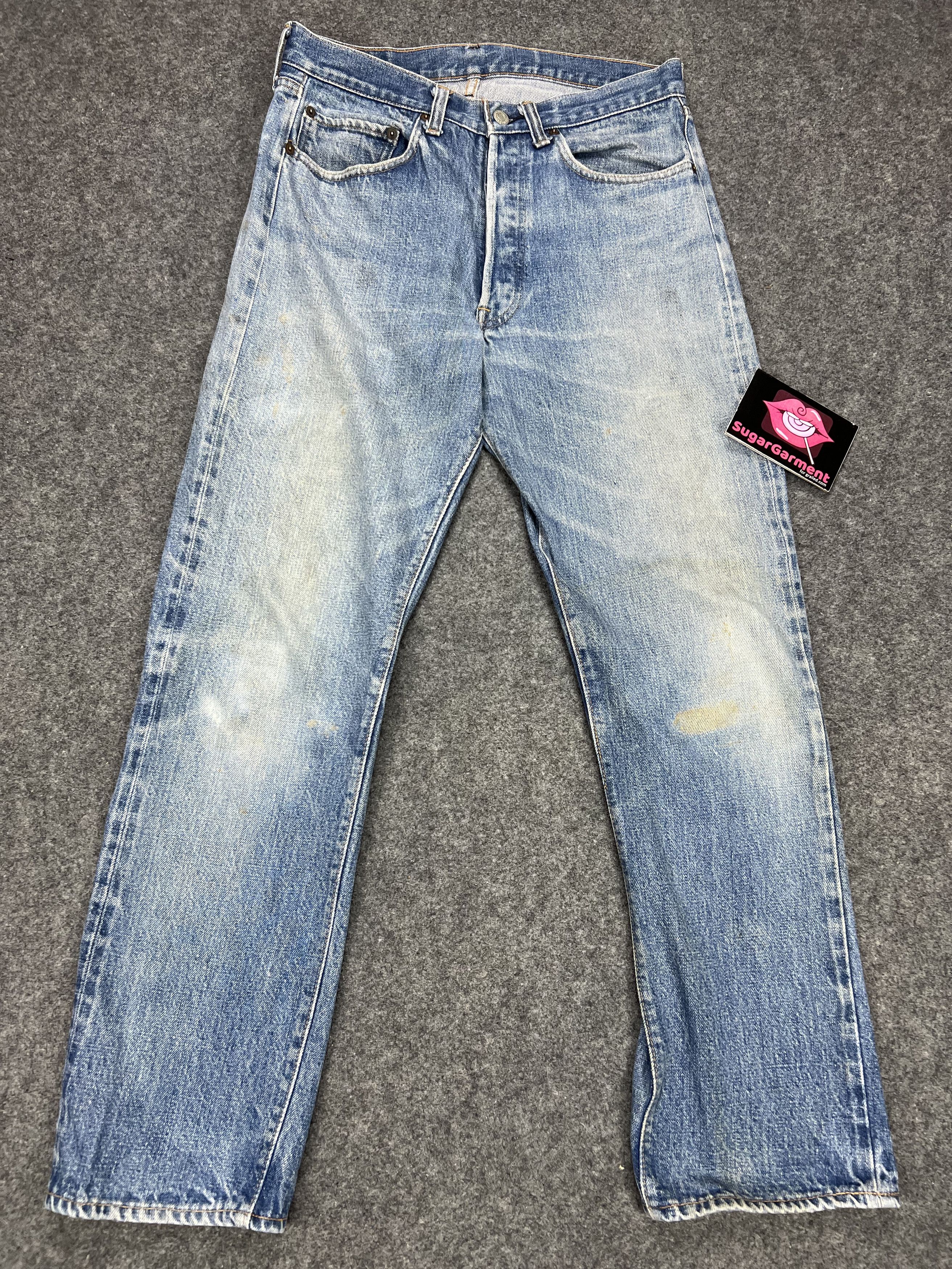 Levi's LEVIS 501 Jeans RINDEM SELVEDGE Button #6 Size US 31 - 1 Thumbnail