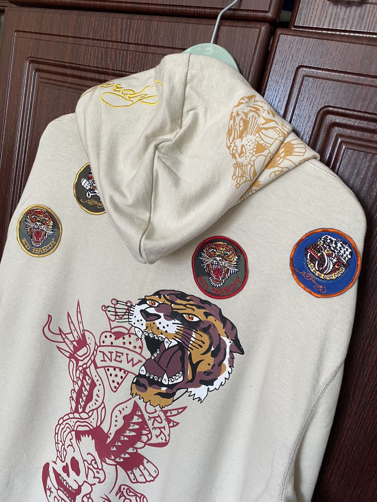Ed Hardy Ed Hardy by Christian Audigier Tiger Y2K Hoodie Stussy Dutch Size US XL / EU 56 / 4 - 2 Thumbnail