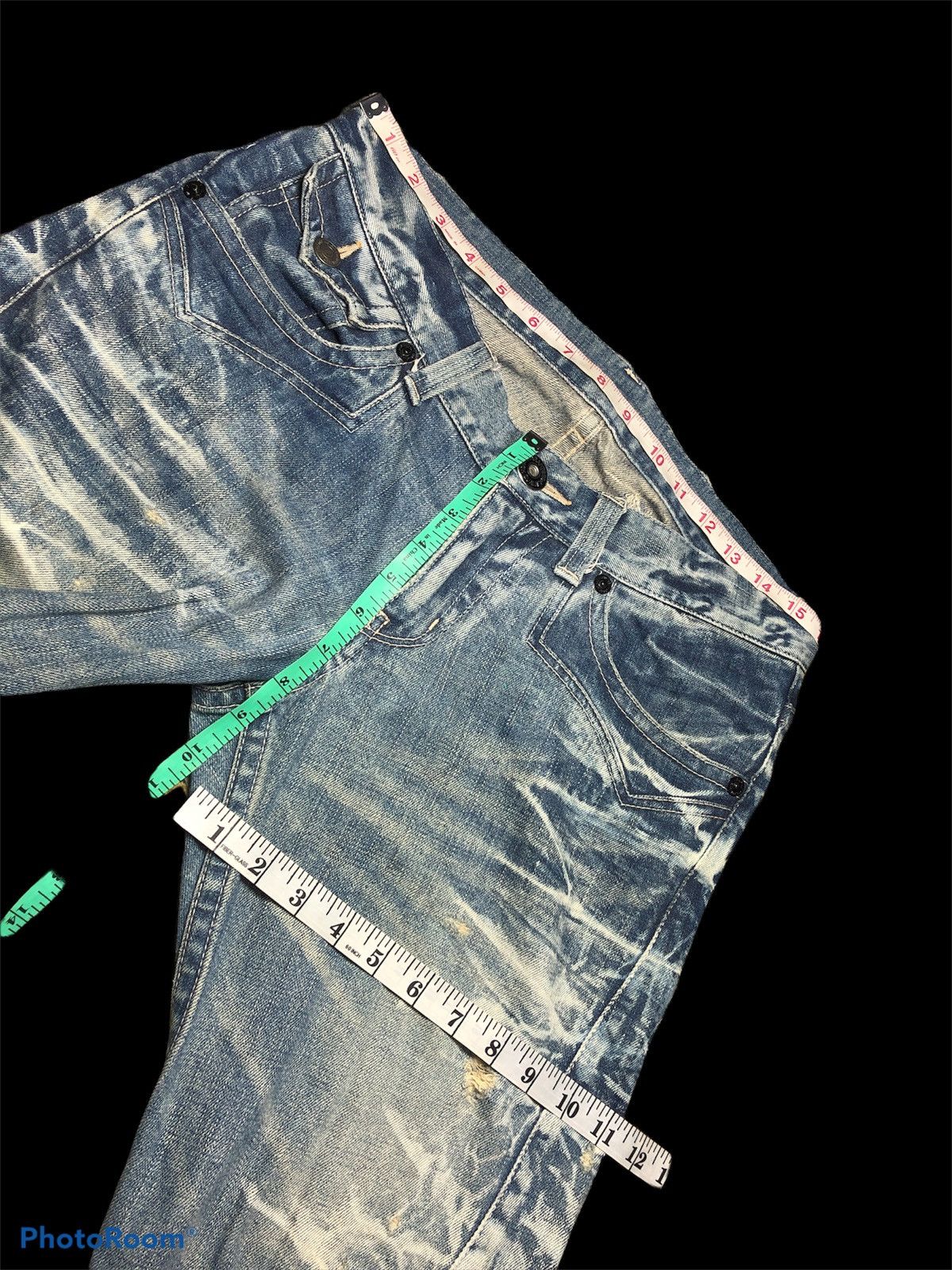 Other TWIST⚡️⚡️RATTLE TRAP BLEACH DISTRESSED TWIST DENIM Size US 32 / EU 48 - 7 Thumbnail