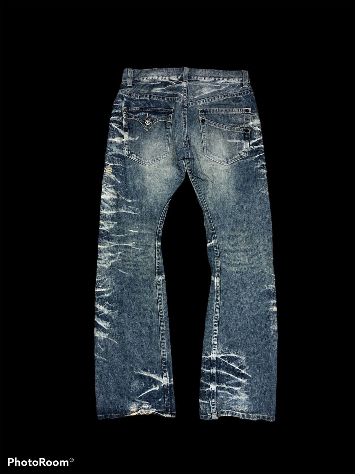 Other TWIST⚡️⚡️RATTLE TRAP BLEACH DISTRESSED TWIST DENIM Size US 32 / EU 48 - 3 Thumbnail