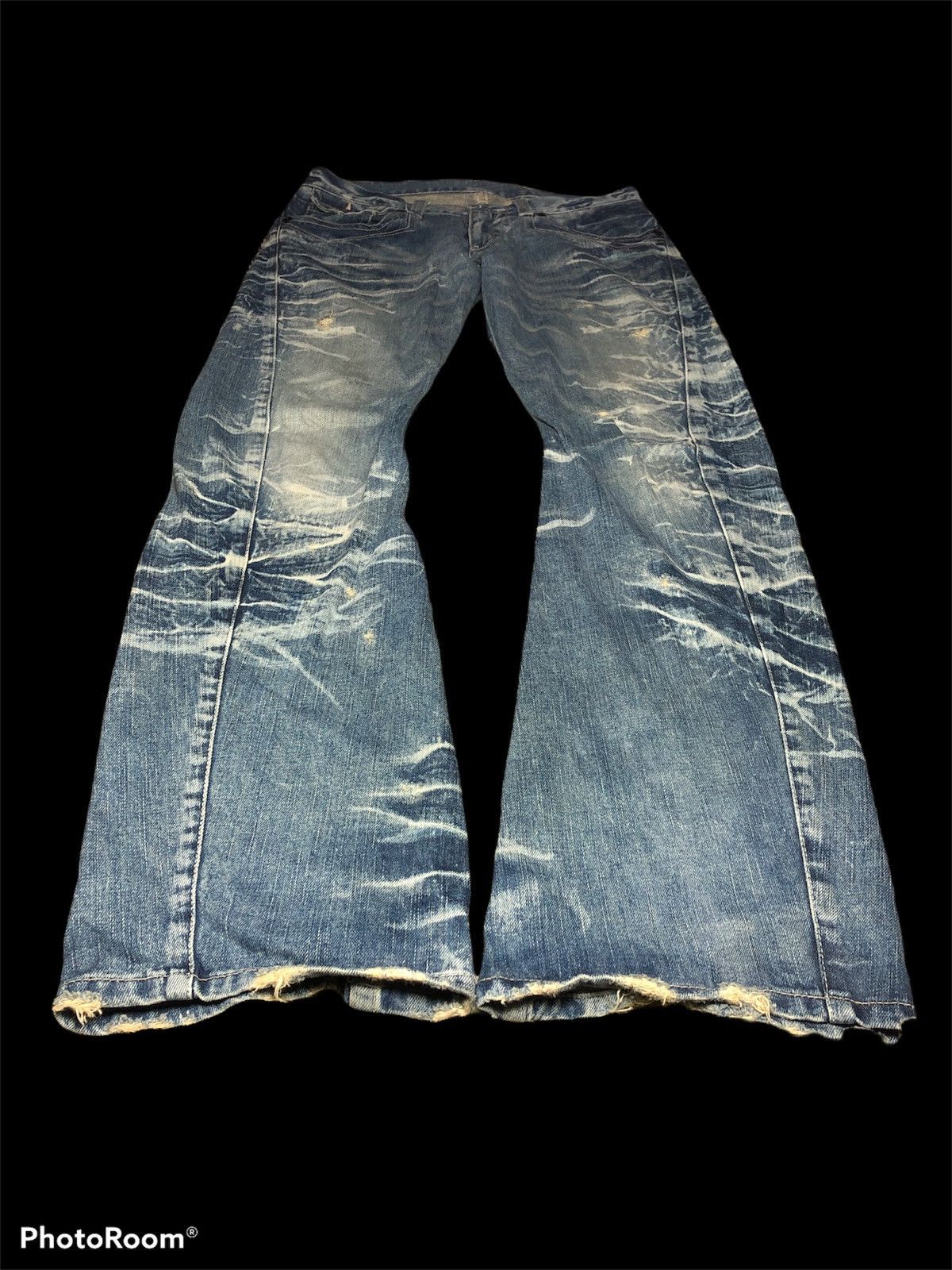 Other TWIST⚡️⚡️RATTLE TRAP BLEACH DISTRESSED TWIST DENIM Size US 32 / EU 48 - 2 Thumbnail