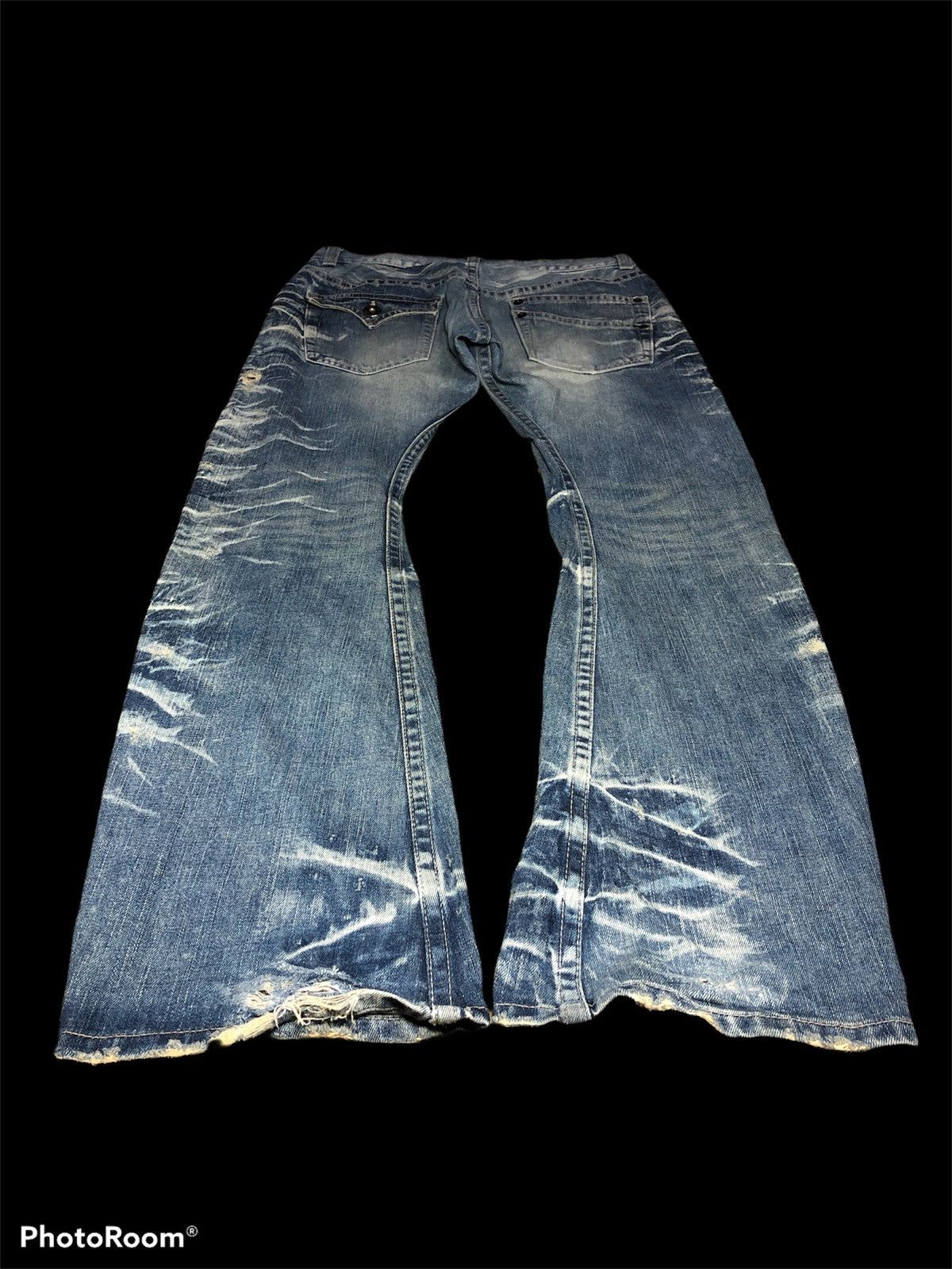 Other TWIST⚡️⚡️RATTLE TRAP BLEACH DISTRESSED TWIST DENIM Size US 32 / EU 48 - 6 Thumbnail