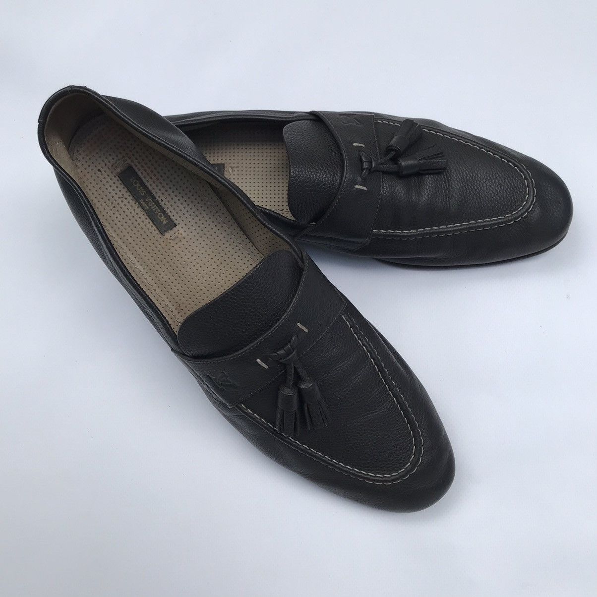Louis Vuitton Vintage Louis Vuitton leather loafers Size US 10 / EU 43 - 4 Thumbnail