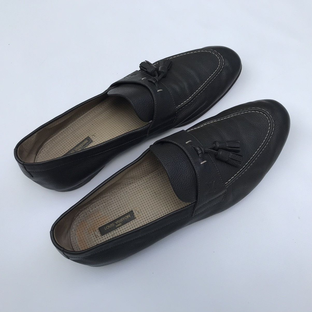 Louis Vuitton Vintage Louis Vuitton leather loafers Size US 10 / EU 43 - 1 Thumbnail