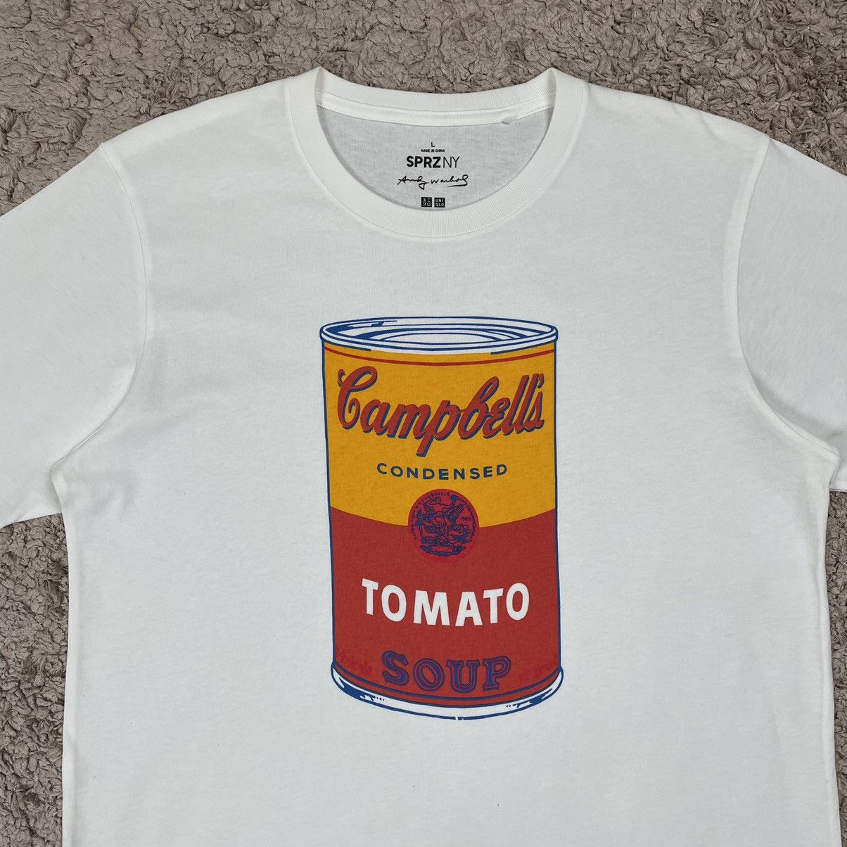 Andy Warhol × Designer × Japanese Brand Uniqlo Andy Warhol Campbells T-shirt Size US L / EU 52-54 / 3 - 5 Thumbnail
