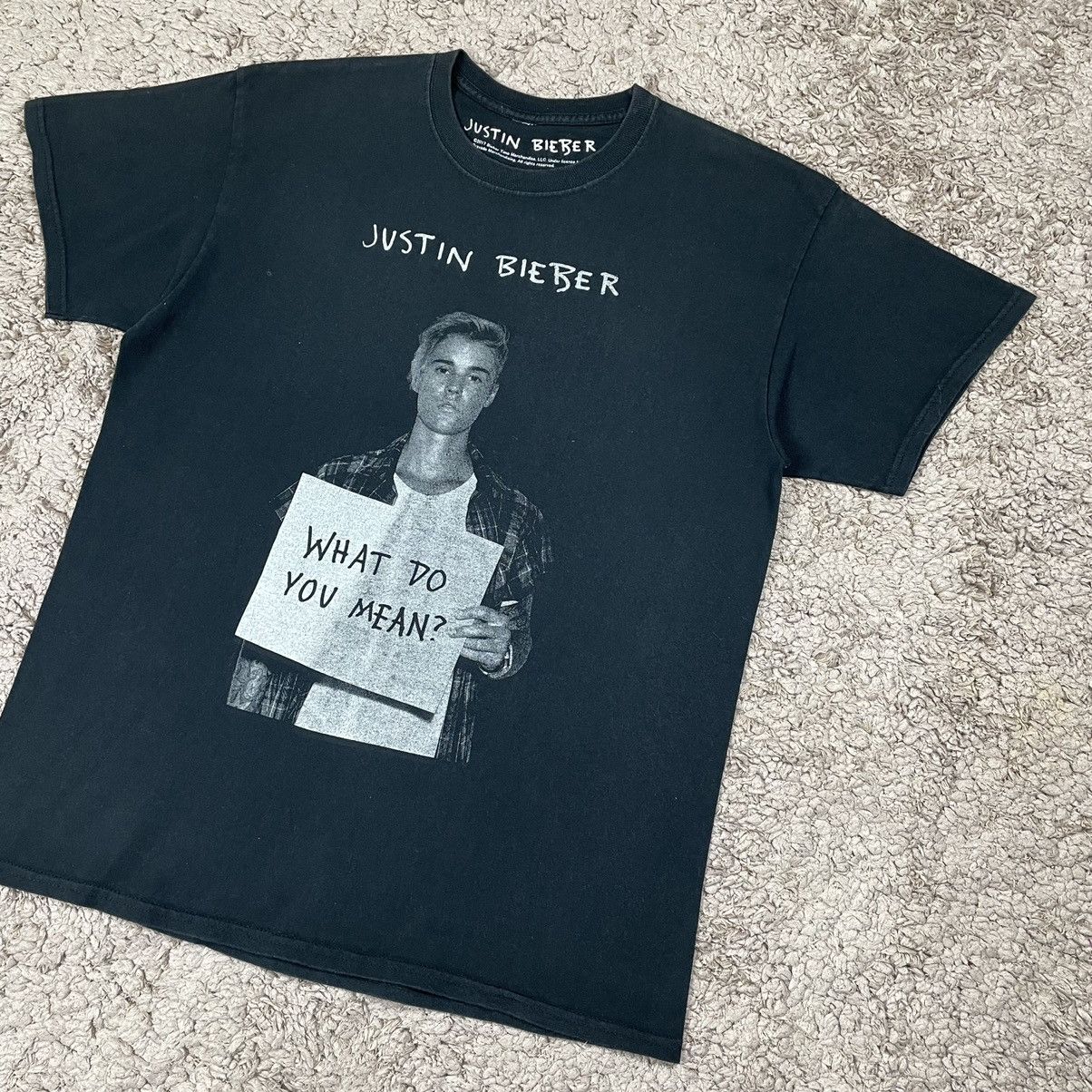 Band Tees 2017 Justin Bieber What Do You Mean T-shirt Size US L / EU 52-54 / 3 - 4 Thumbnail