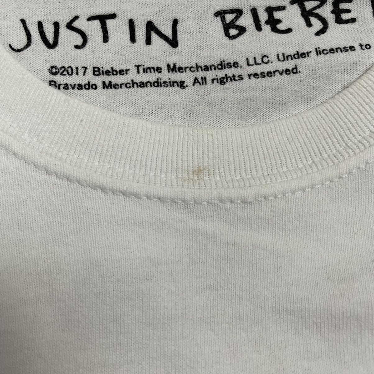 Band Tees 2017 Justin Bieber Big Face T-shirt Size US L / EU 52-54 / 3 - 11 Thumbnail