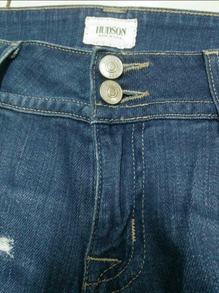 Hudson Denim Jeans Bootcut Pant Swagger Distressed Hudson USA Size US 34 / EU 50 - 9 Thumbnail