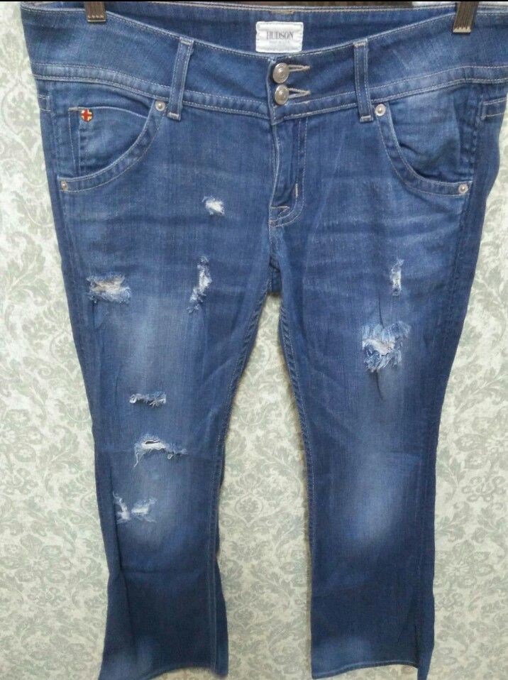 Hudson Denim Jeans Bootcut Pant Swagger Distressed Hudson USA Size US 34 / EU 50 - 8 Thumbnail