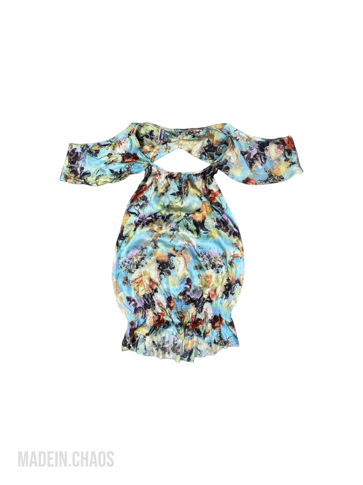 Jean Paul Gaultier Floral Shoulders Top