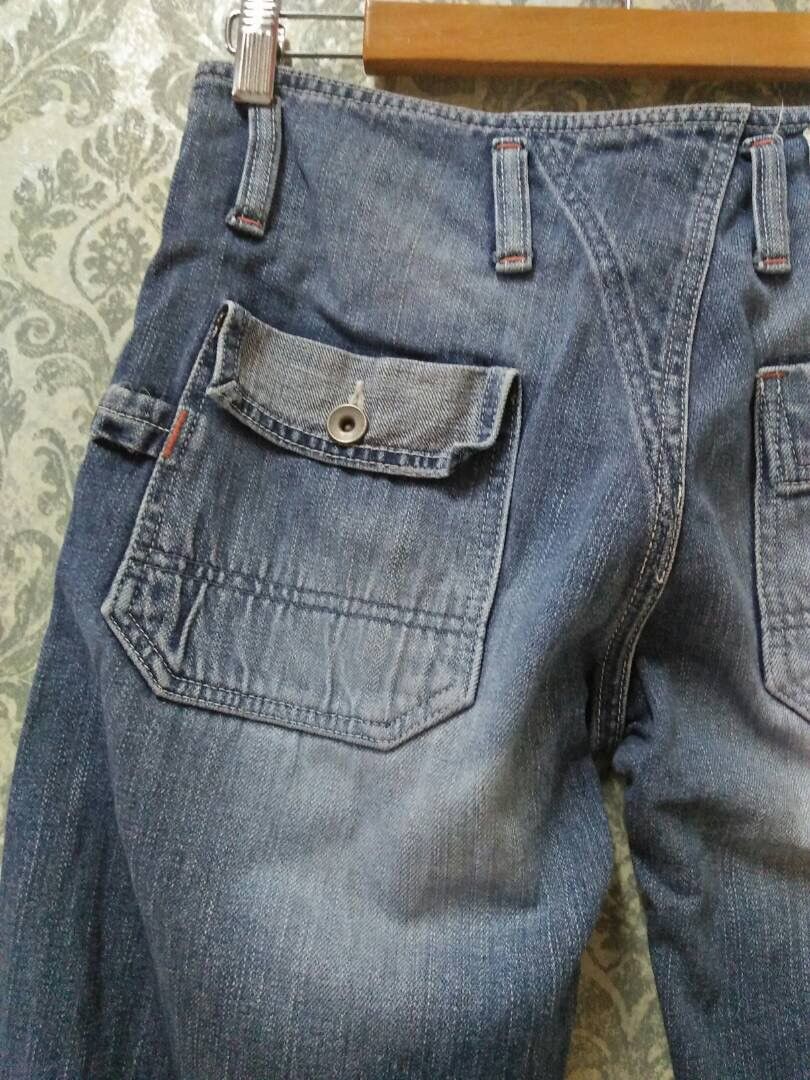 Johnbull Vintage Distressed John Bull Fatigue Buckle Back Jeans Size US 30 / EU 46 - 9 Thumbnail