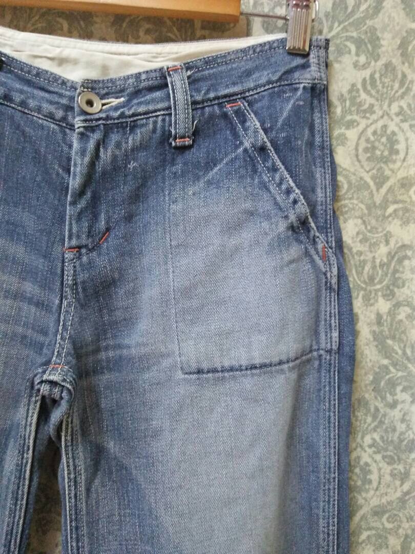 Johnbull Vintage Distressed John Bull Fatigue Buckle Back Jeans Size US 30 / EU 46 - 7 Thumbnail