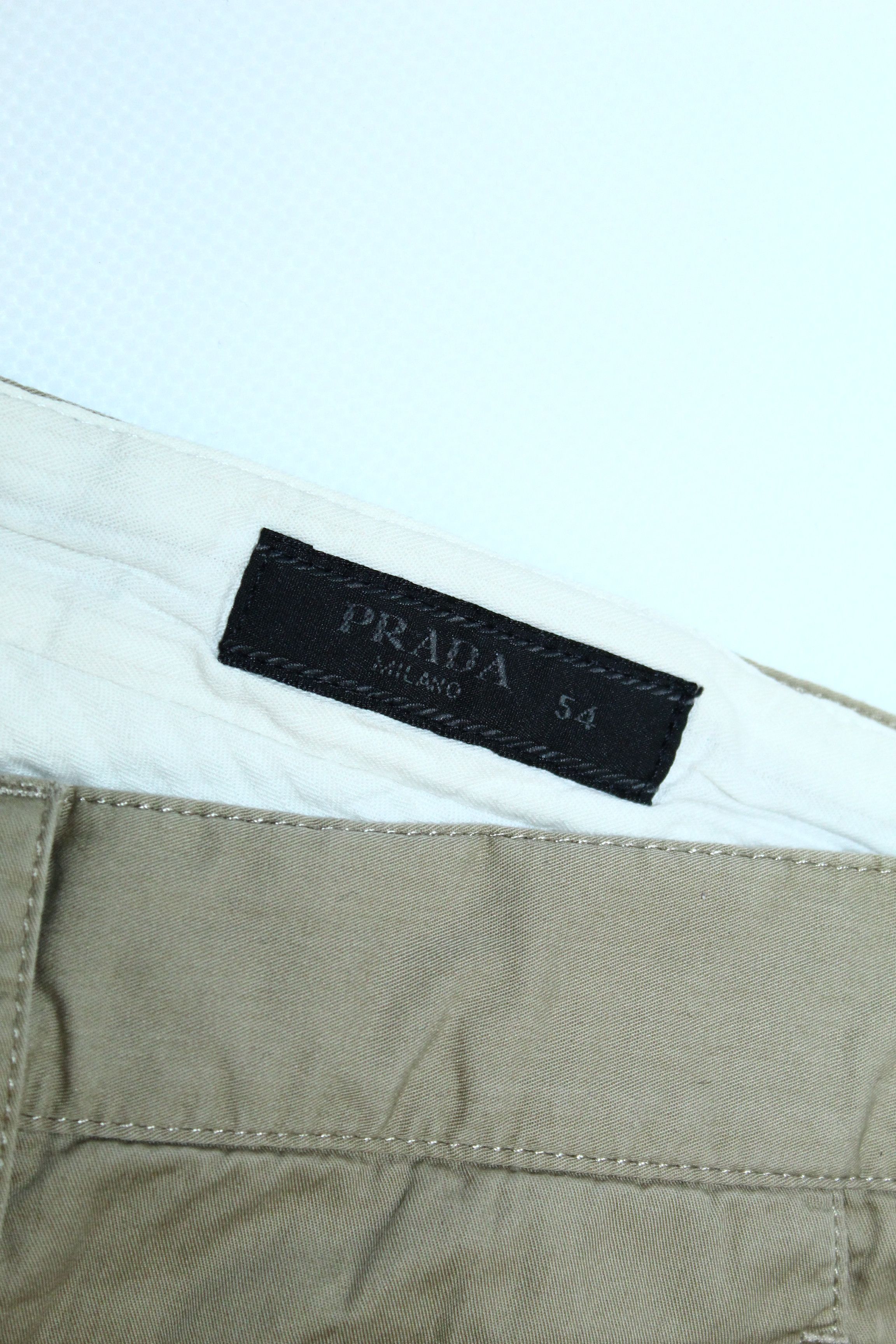 Prada Prada Milano Mid Rise Cropped Chino Pants Size US 38 / EU 54 - 3 Thumbnail