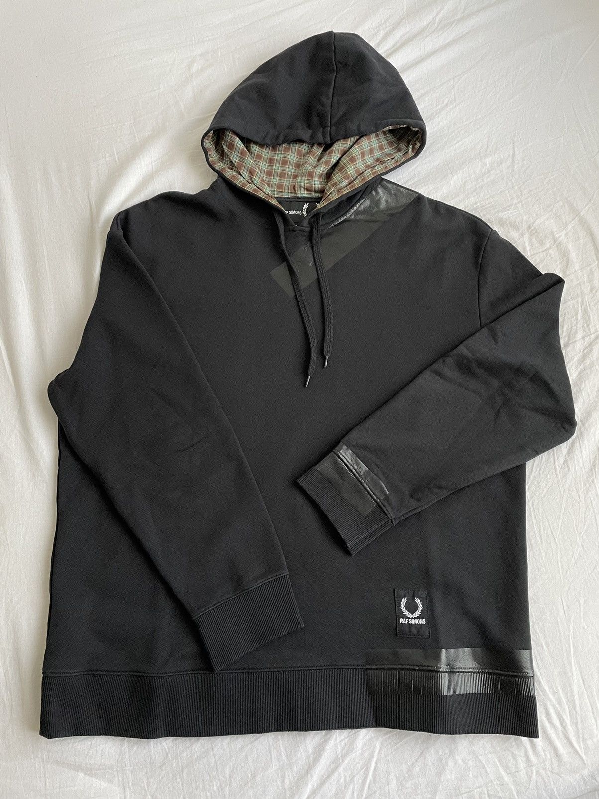 Raf simons fred perry tape hoodie sale